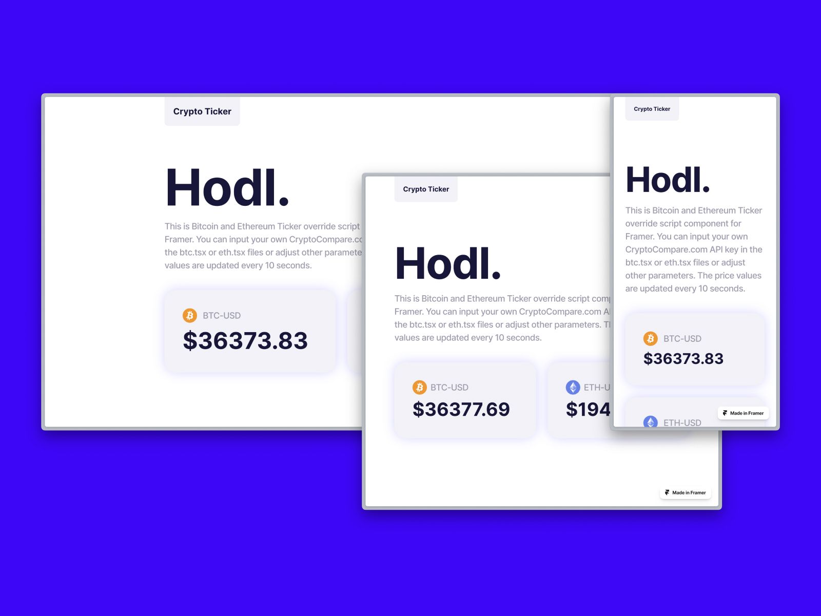 Screenshot 3 of Crypto Ticker - Hodl