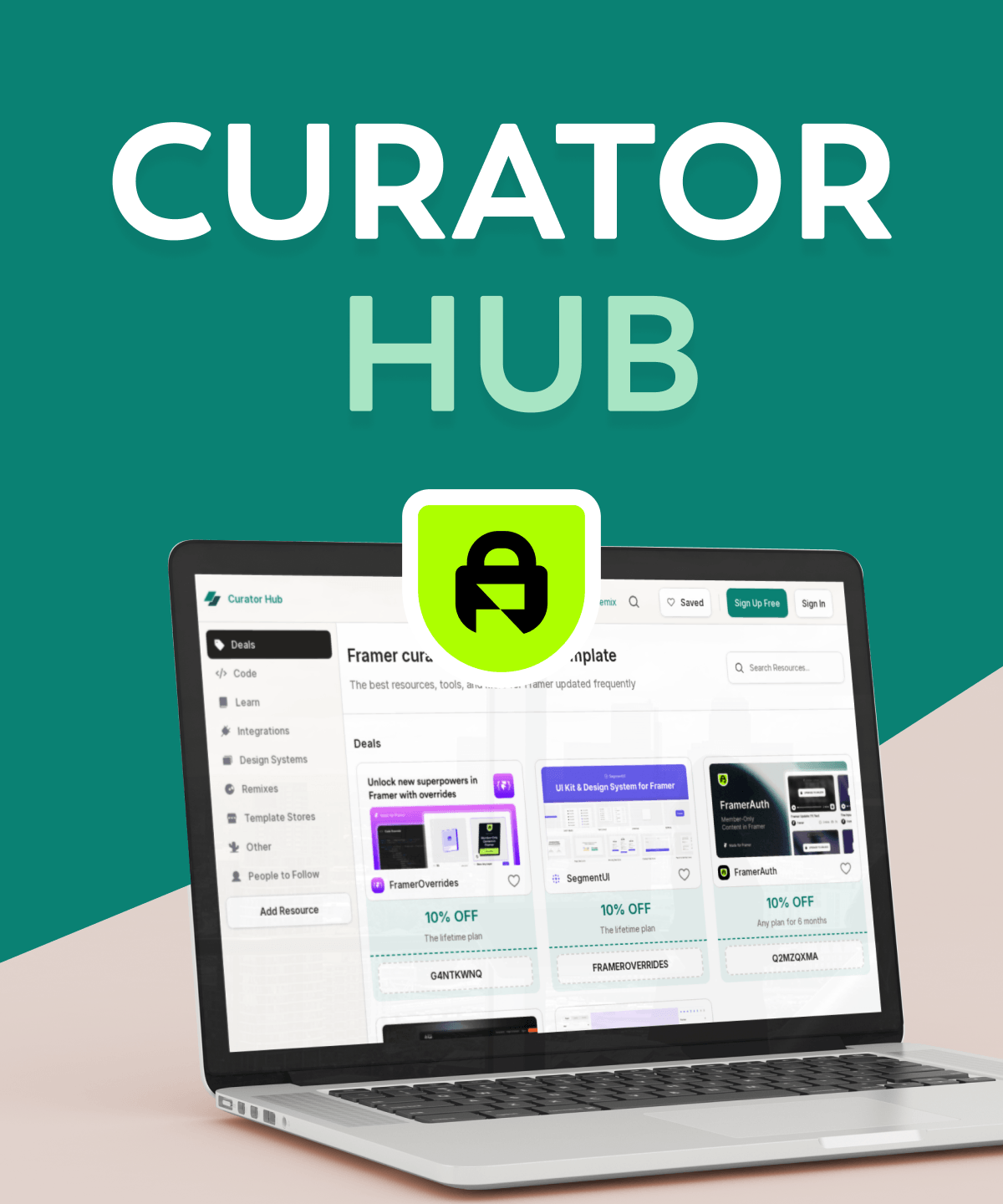 Screenshot 1 of Curator Hub