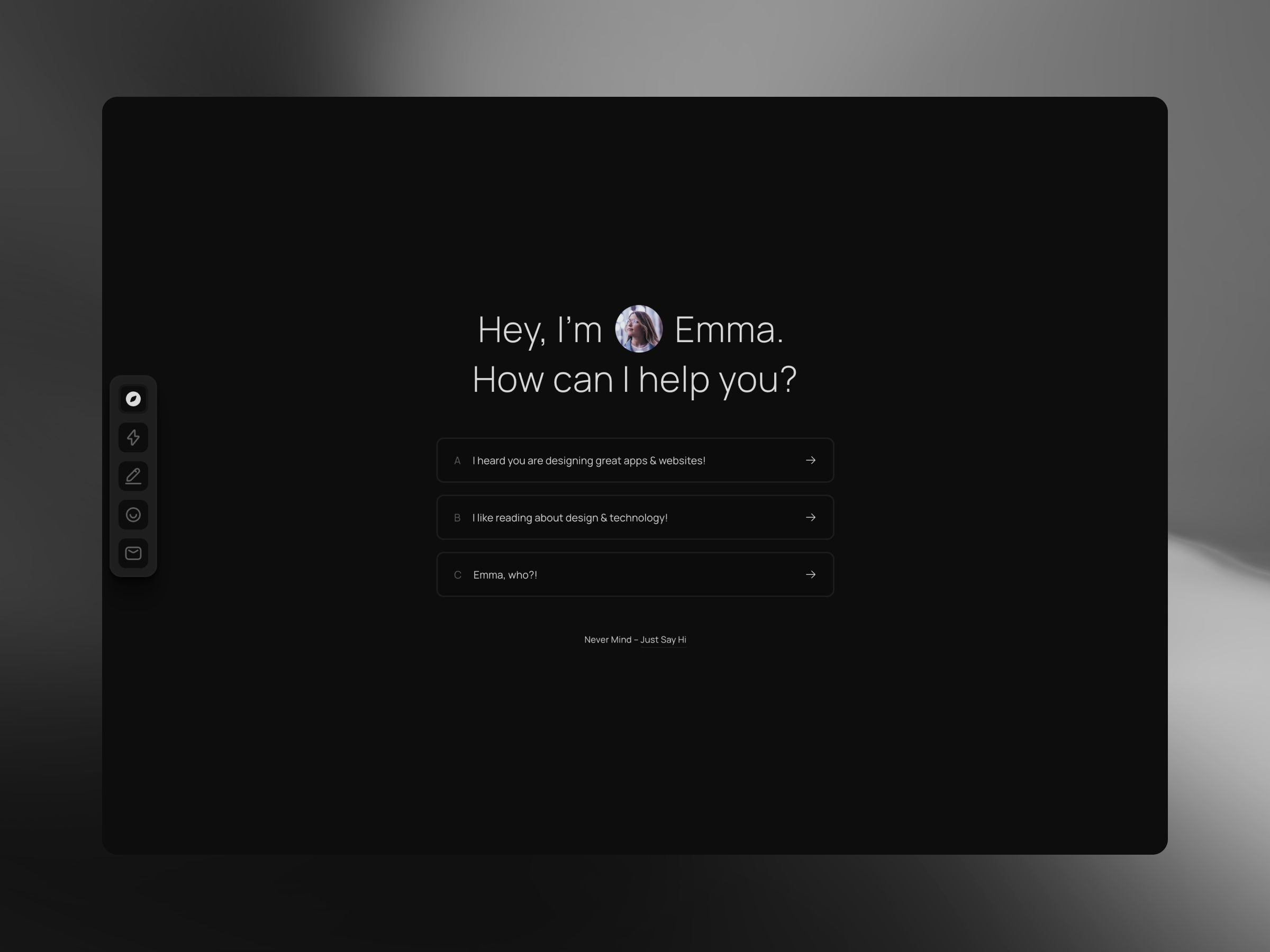 Screenshot 1 of Cyberfolio
