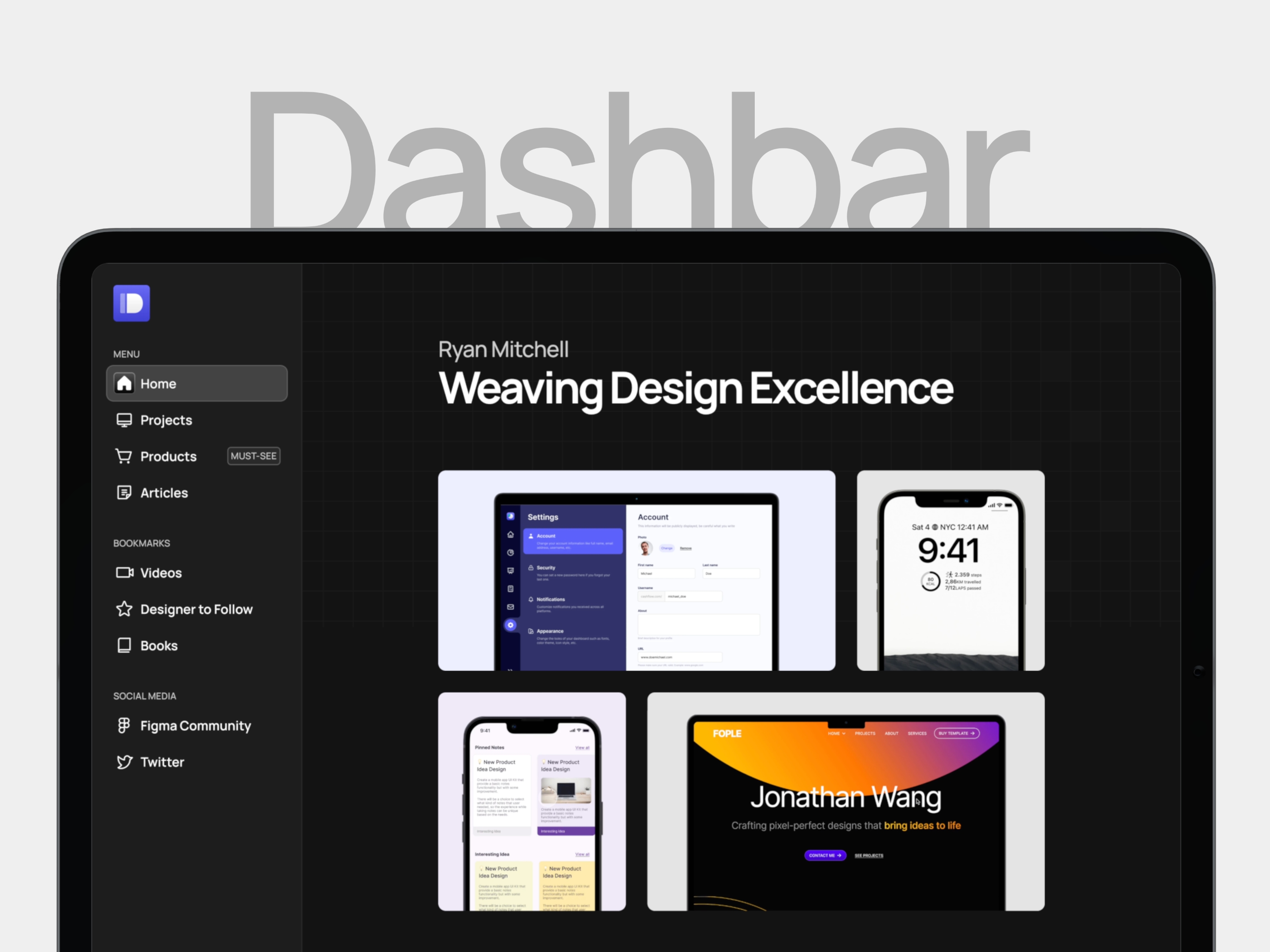 Screenshot 1 of Dashbar