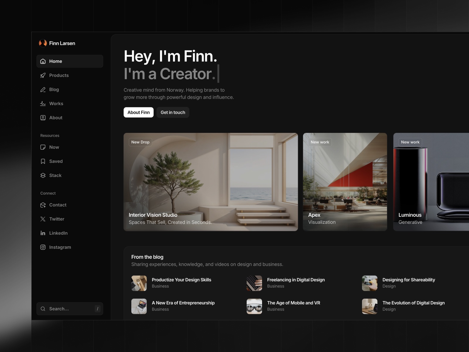Screenshot 1 of Dashfolio N2