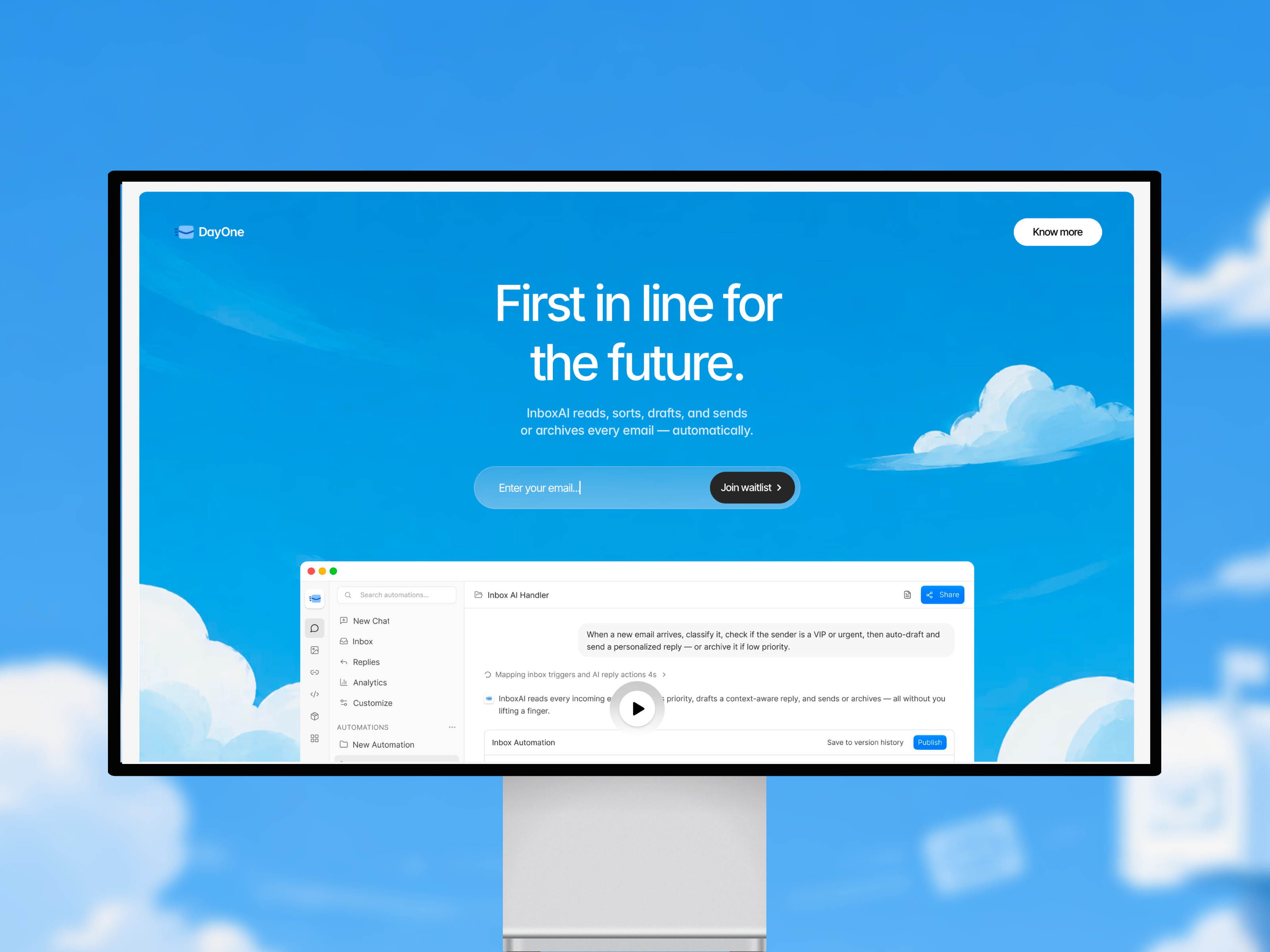 Screenshot 1 of DayOne Waitlist