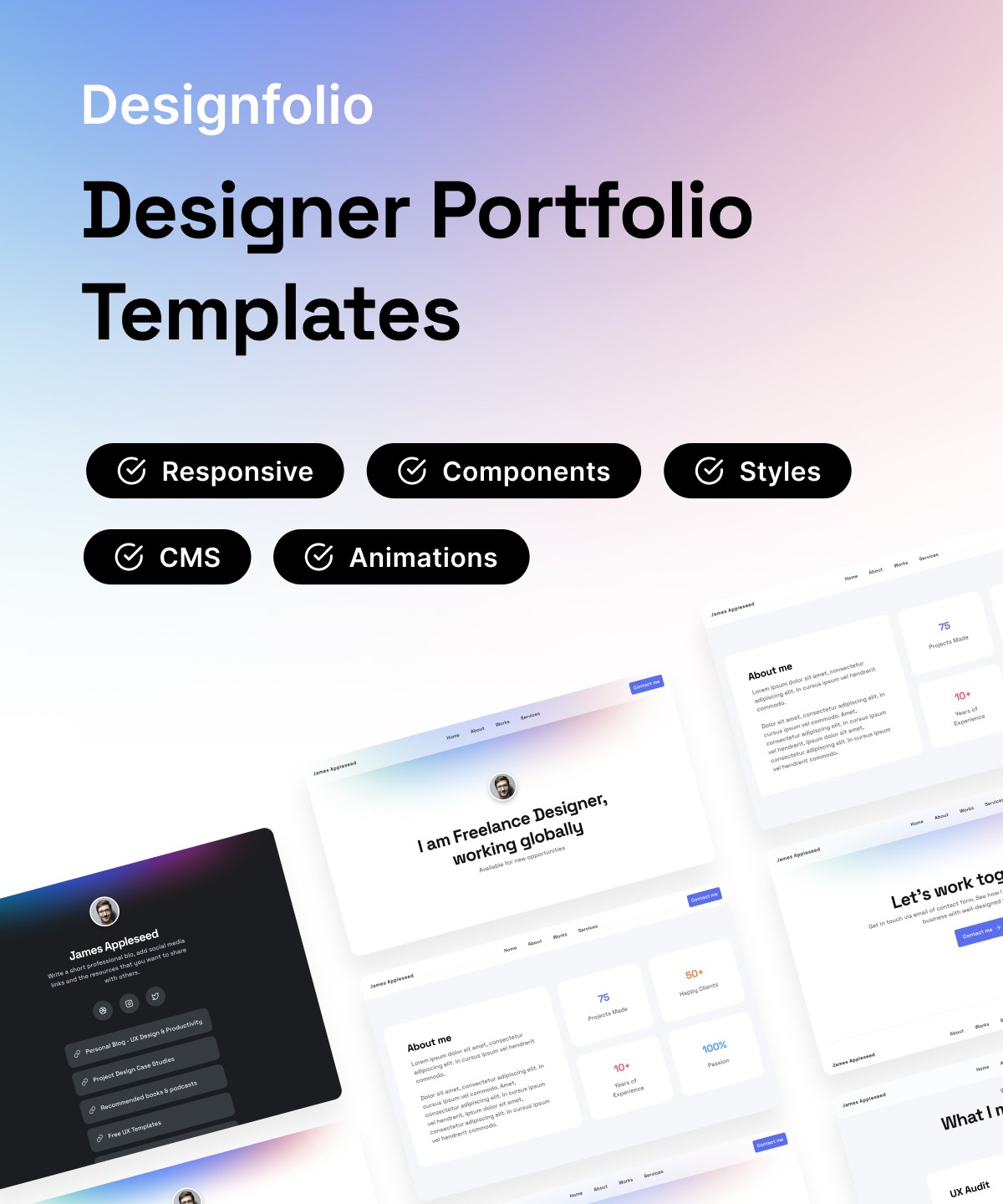 Screenshot 1 of Designfolio