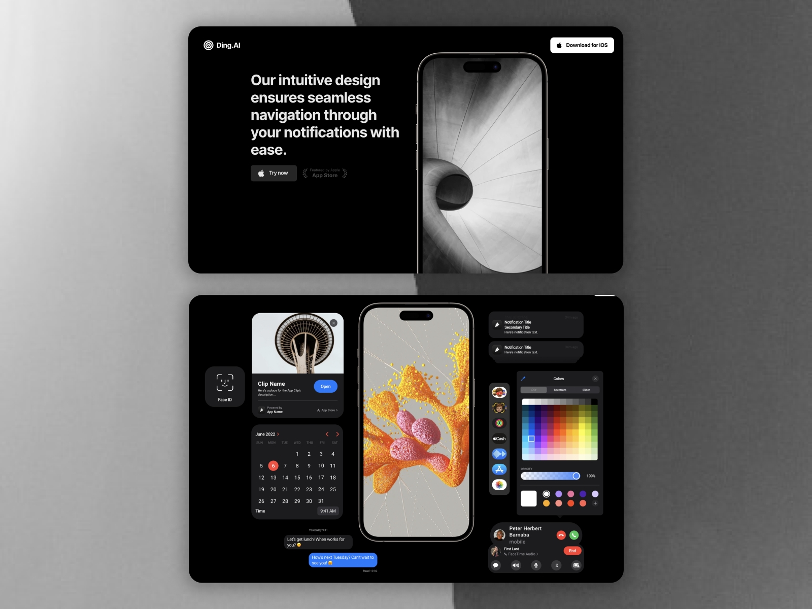 Screenshot 1 of Ding.AI