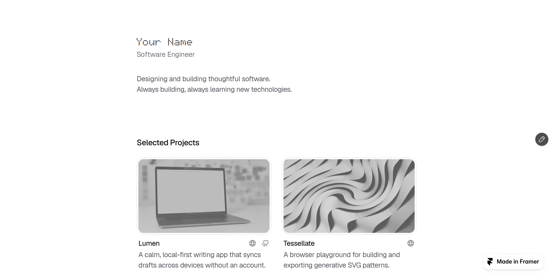 Screenshot 3 of Dotfolio