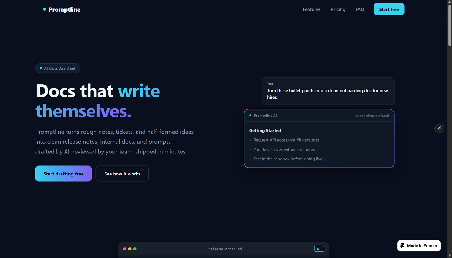 Screenshot 1 of Draftwire