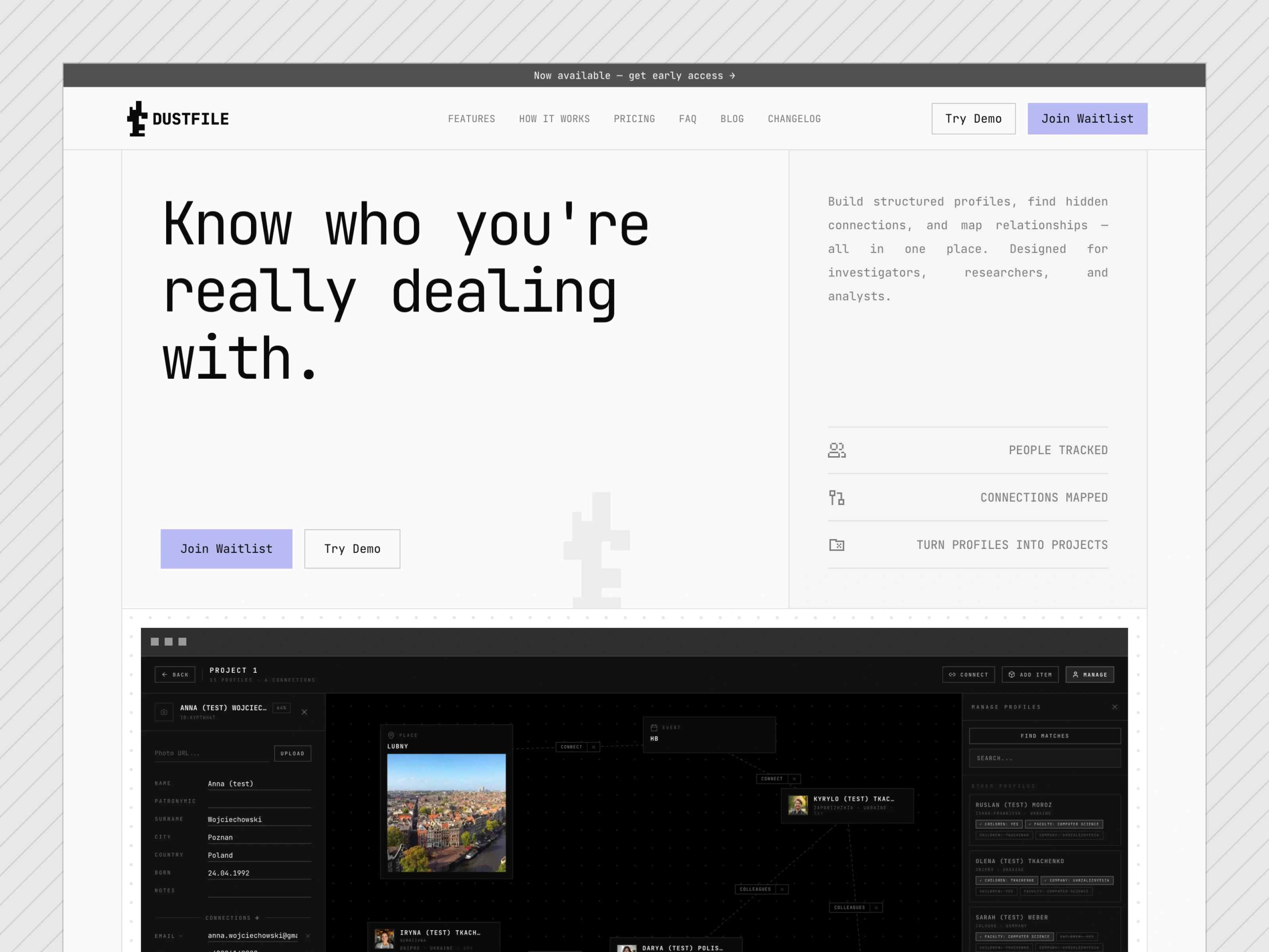 Screenshot 1 of Dustfile