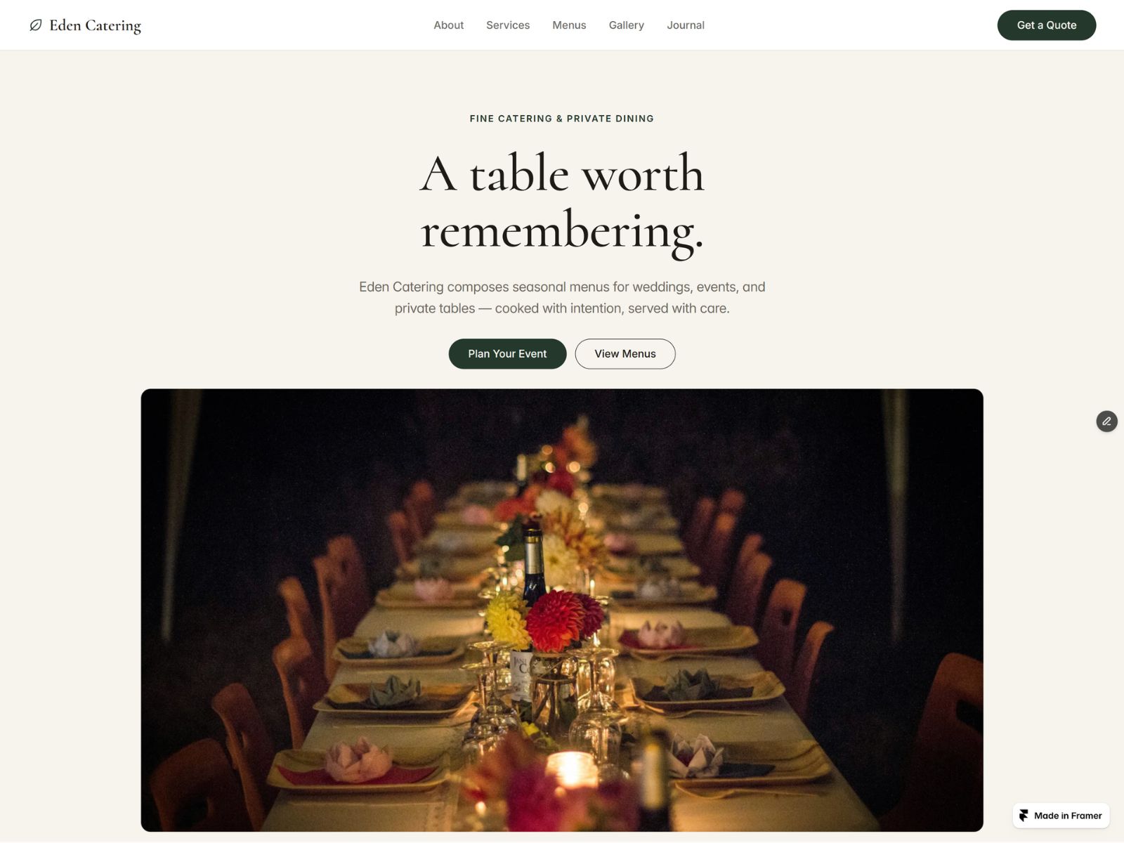 Screenshot 1 of EdenCatering
