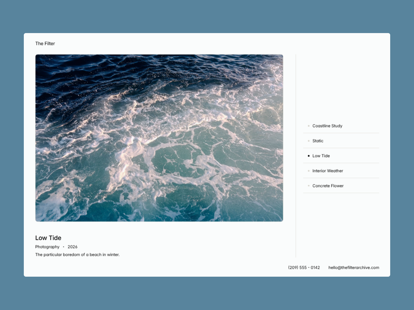 Screenshot 1 of Editorial Site