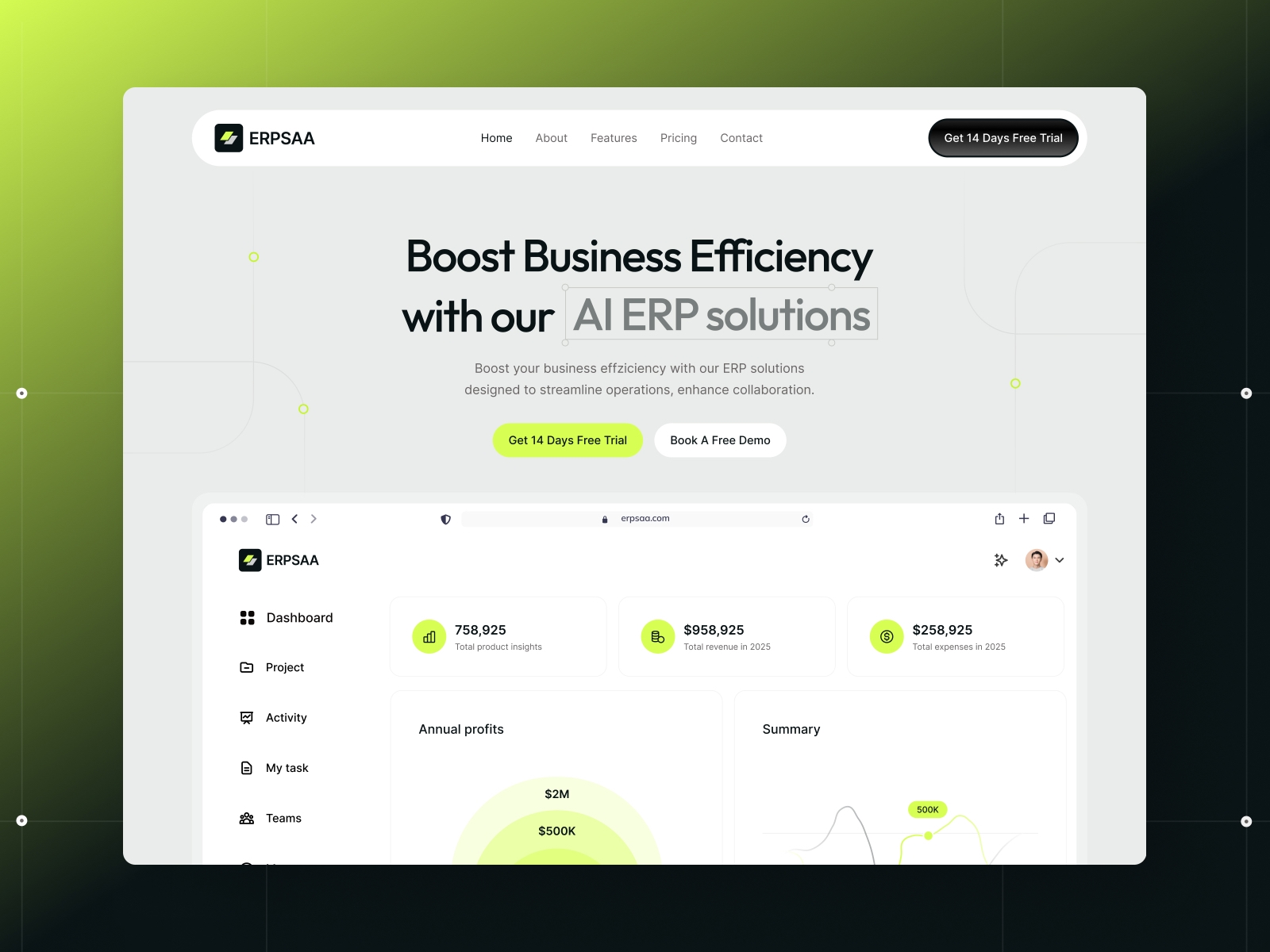 Screenshot 1 of ERPSAA