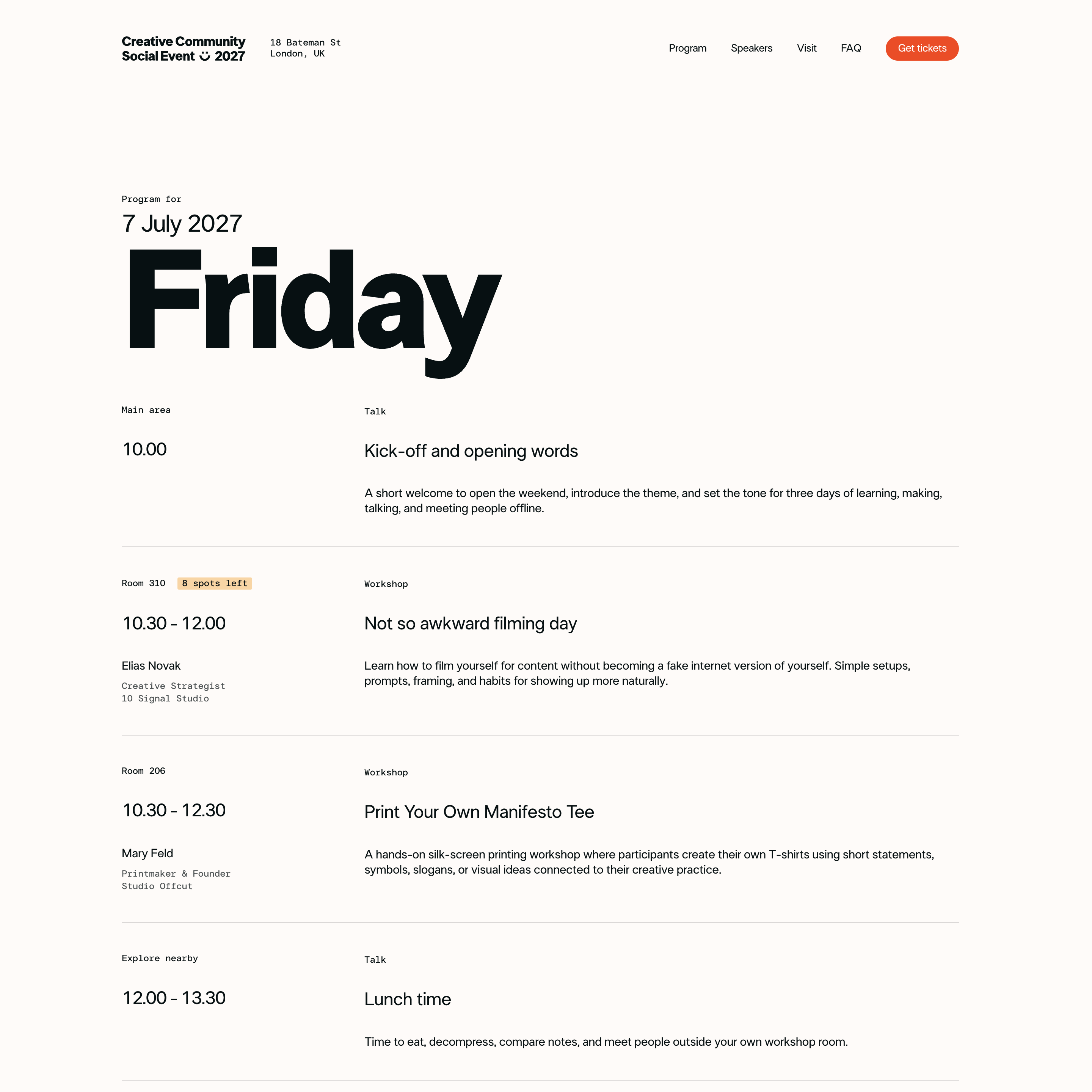 Screenshot 1 of Eventr
