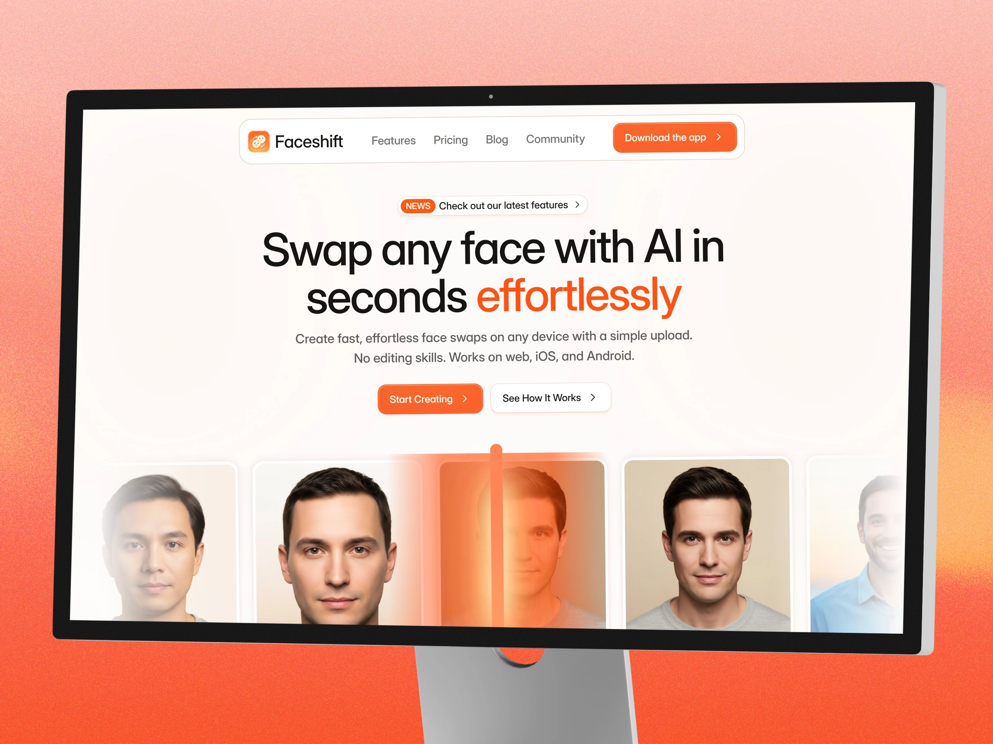 Screenshot 1 of Faceshift