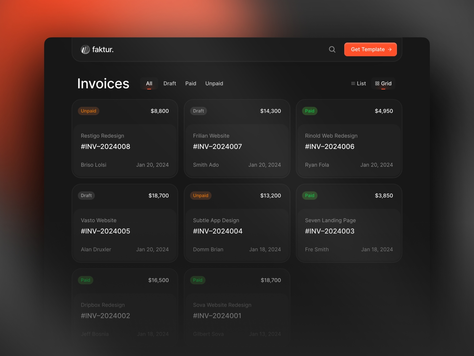 Screenshot 1 of Faktur