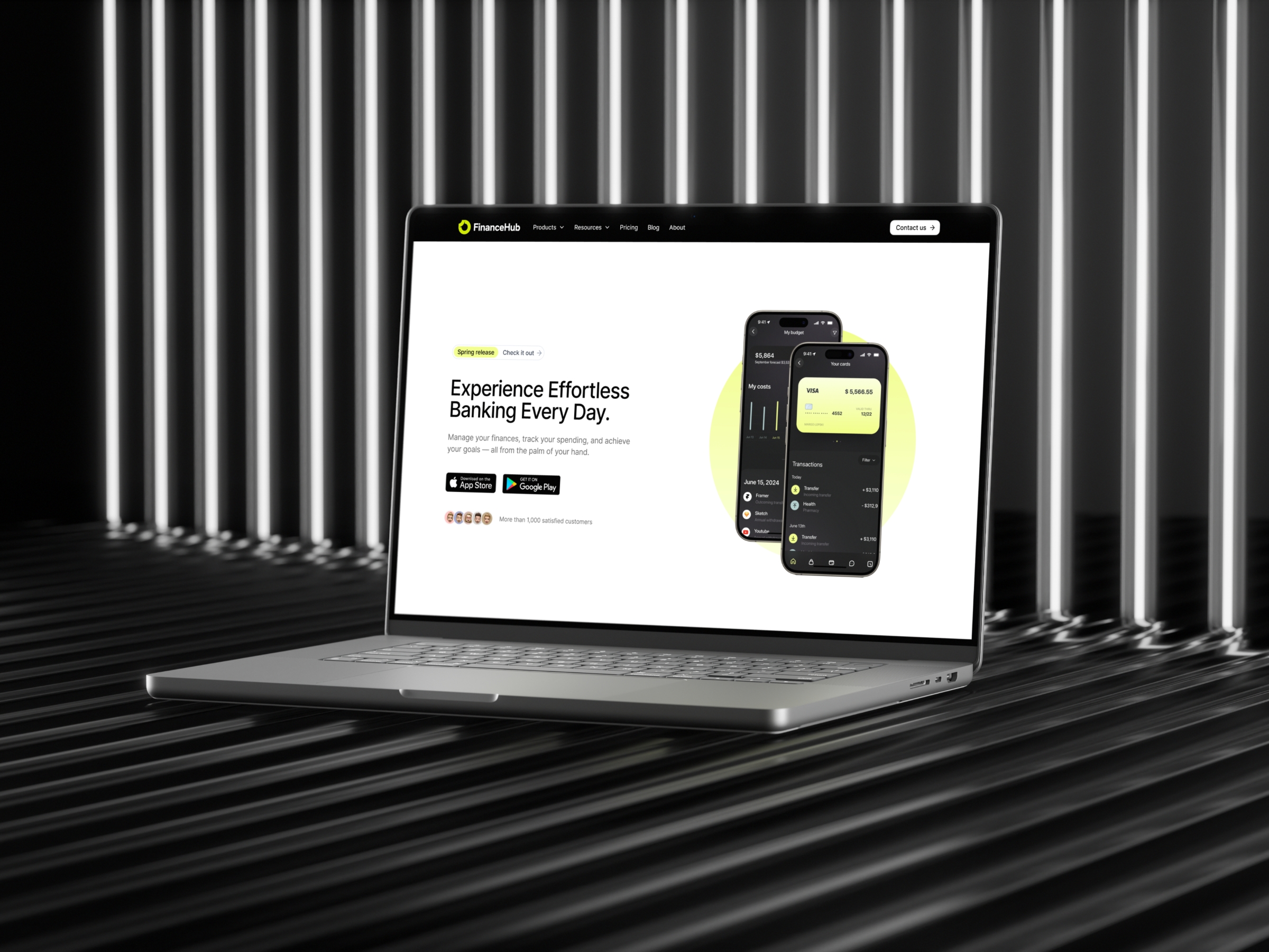Screenshot 1 of FinanceHub