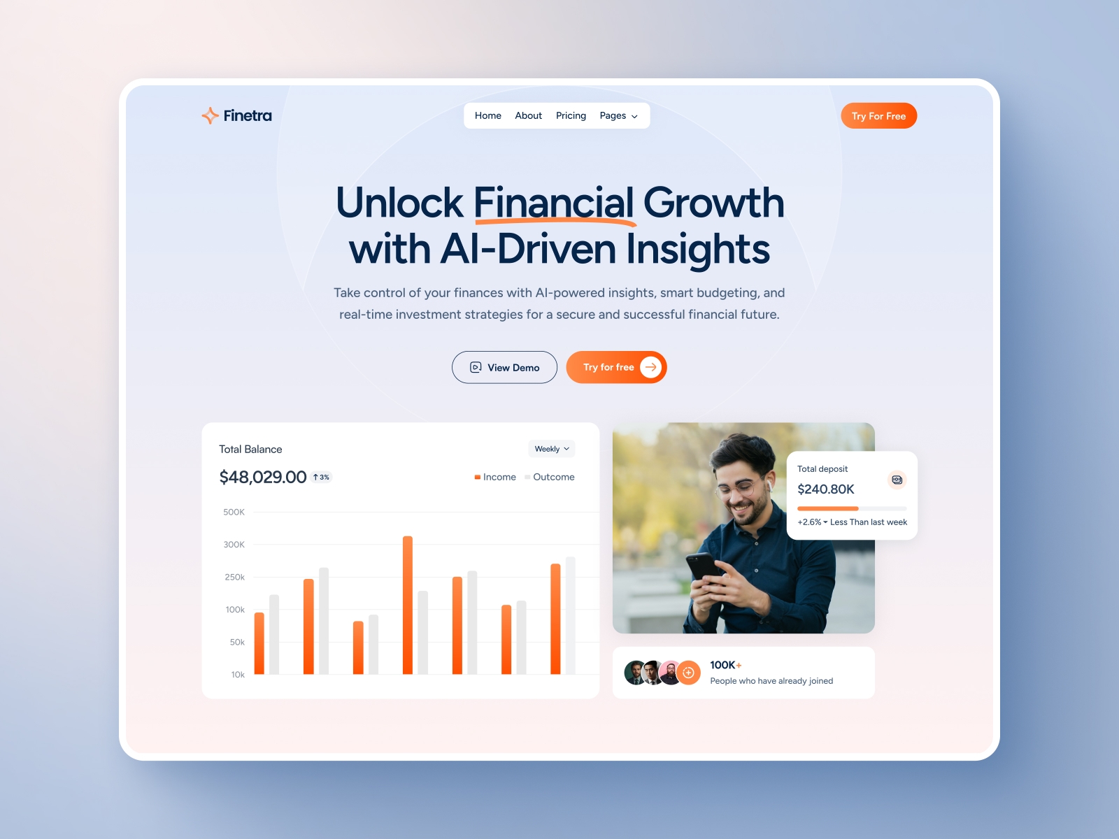 Screenshot 1 of Finetra