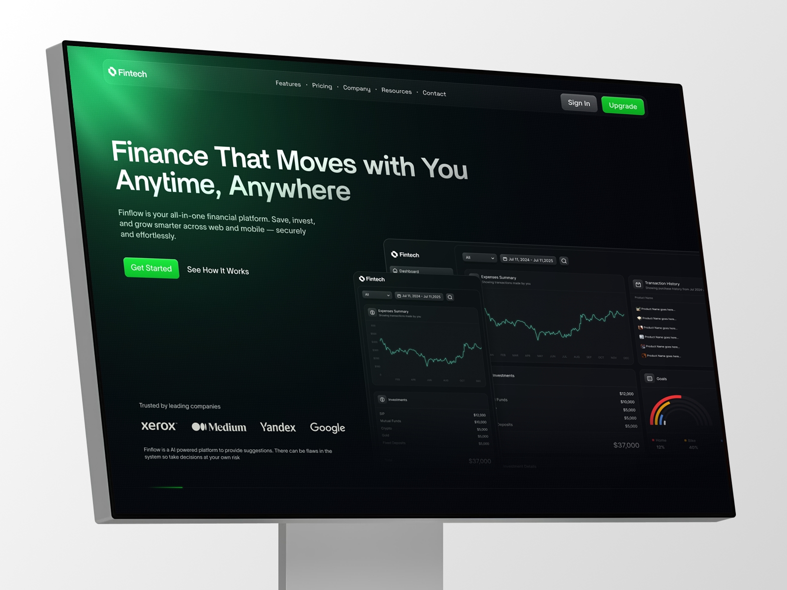 Screenshot 1 of Fintech