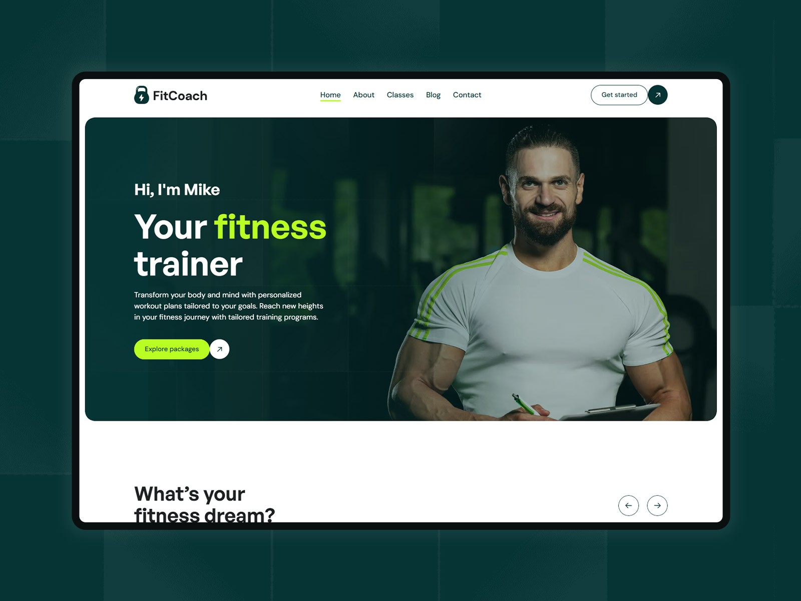 Screenshot 1 of FitCoach