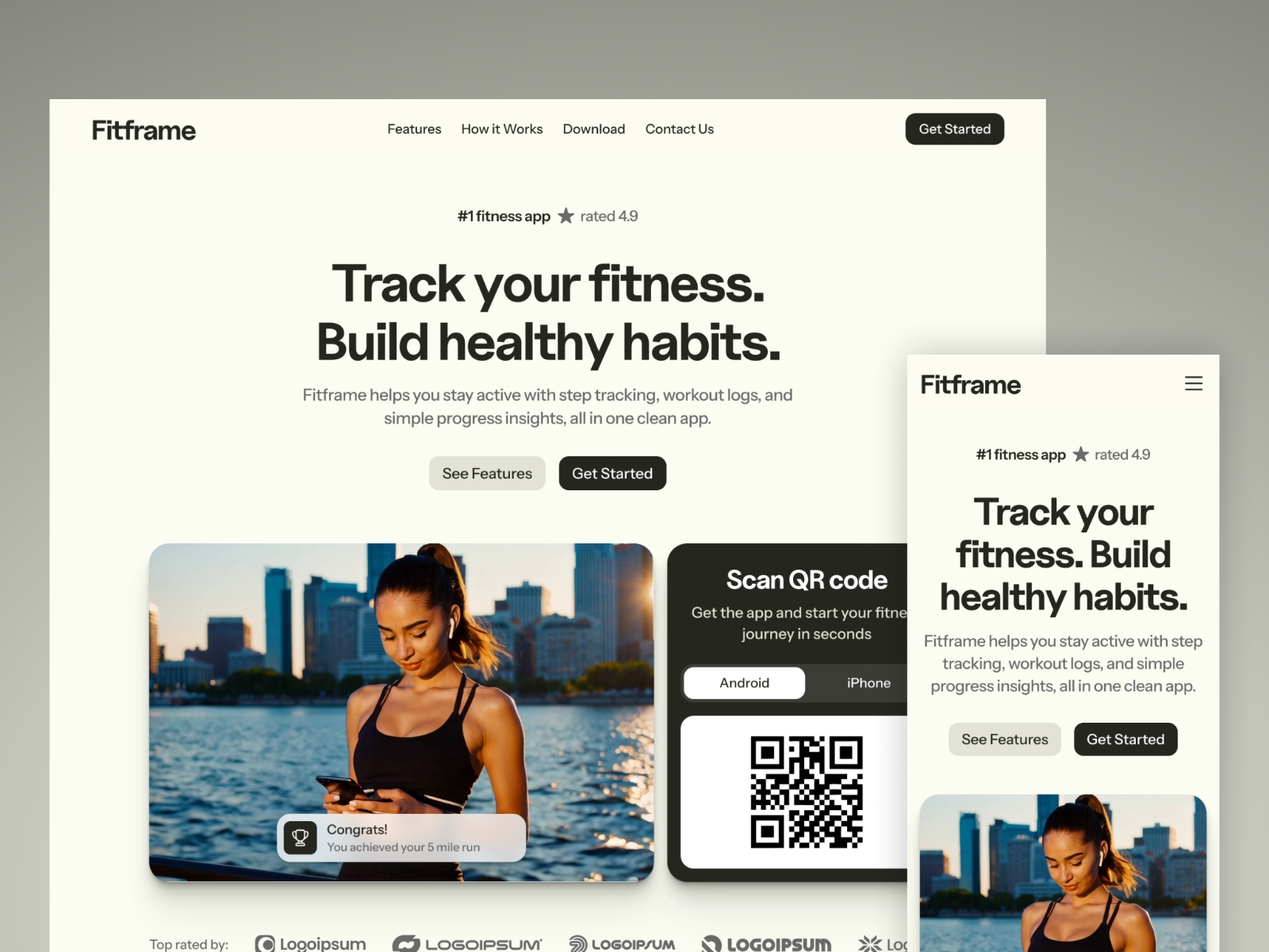 Screenshot 1 of Fitframe