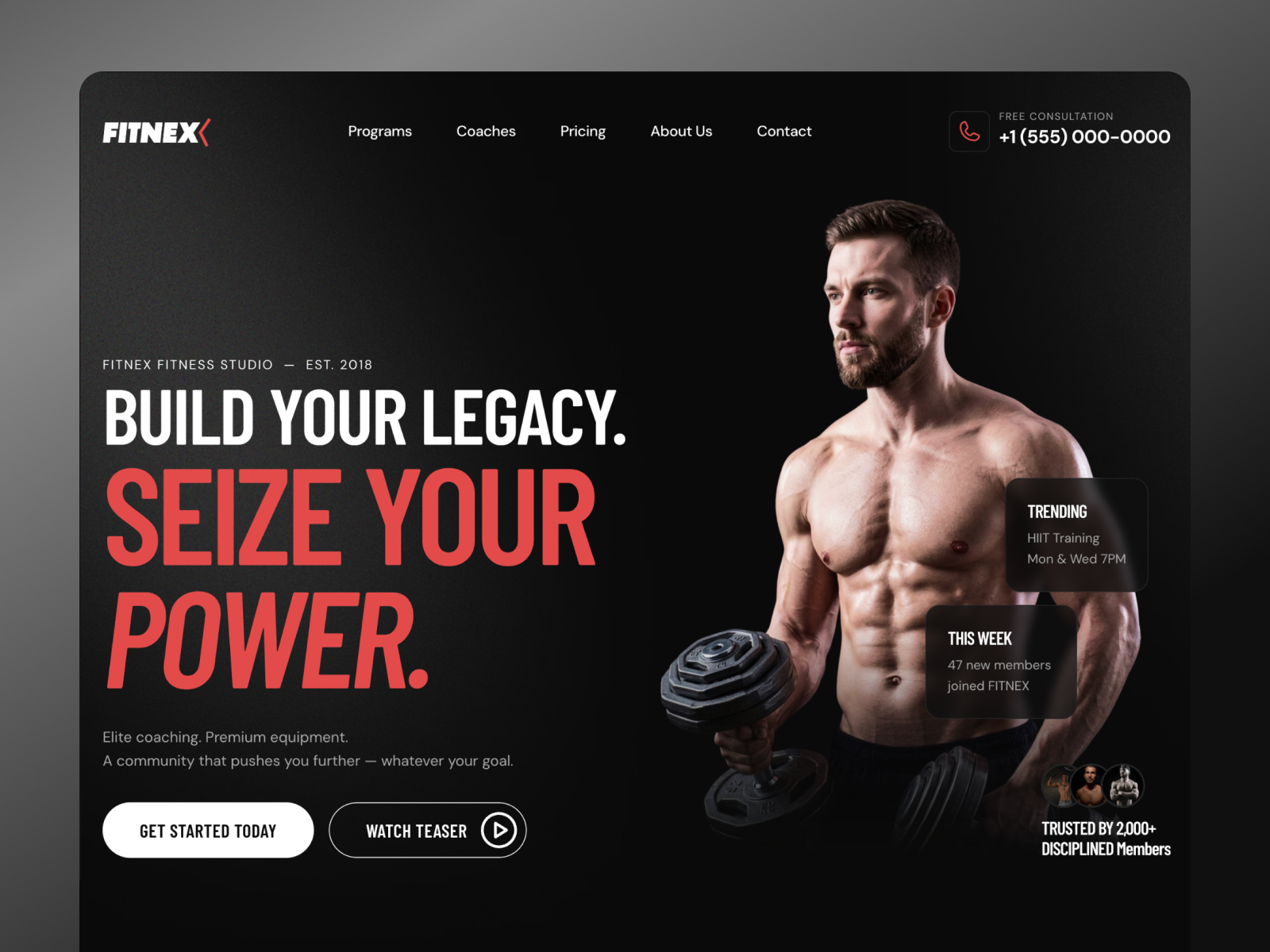 Screenshot 1 of Fitnex Gym