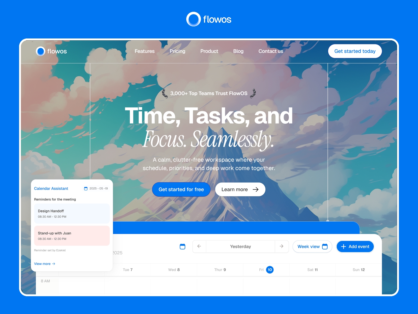 Screenshot 1 of FlowOS
