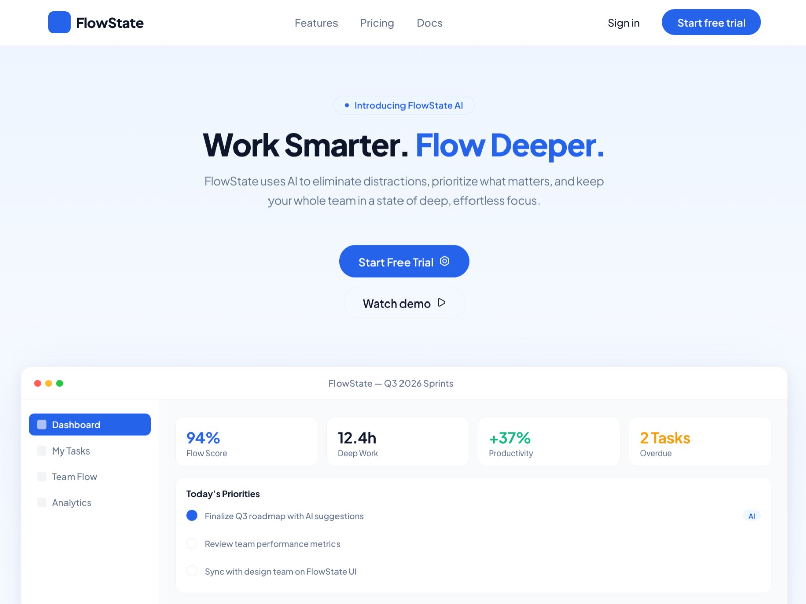 Screenshot 1 of FlowState7
