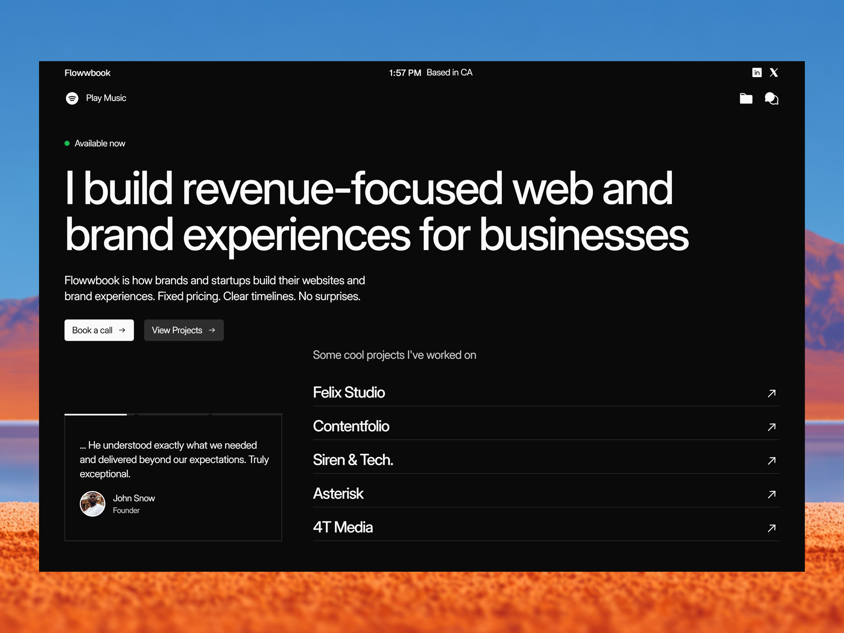 Screenshot 1 of Flowwbook