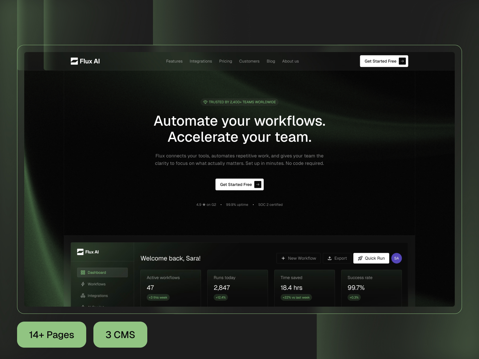 Screenshot 1 of Flux UI