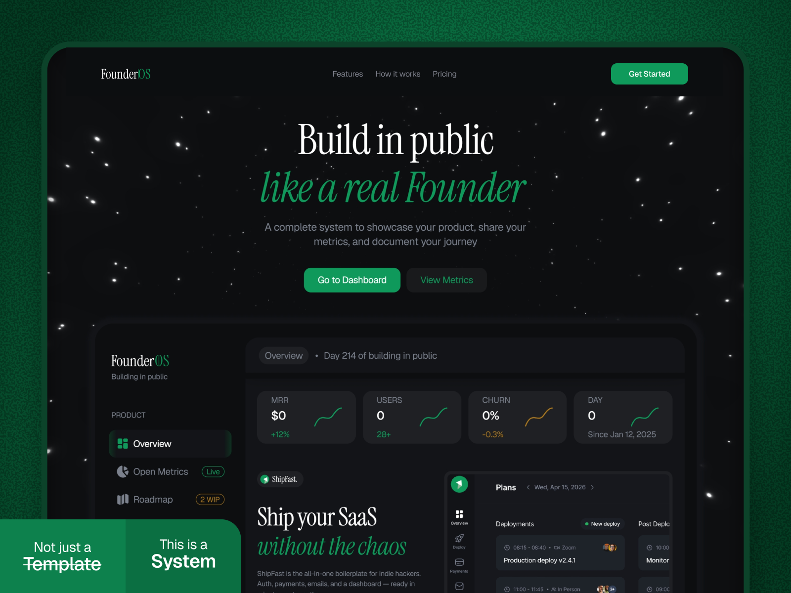 Screenshot 1 of FounderOs