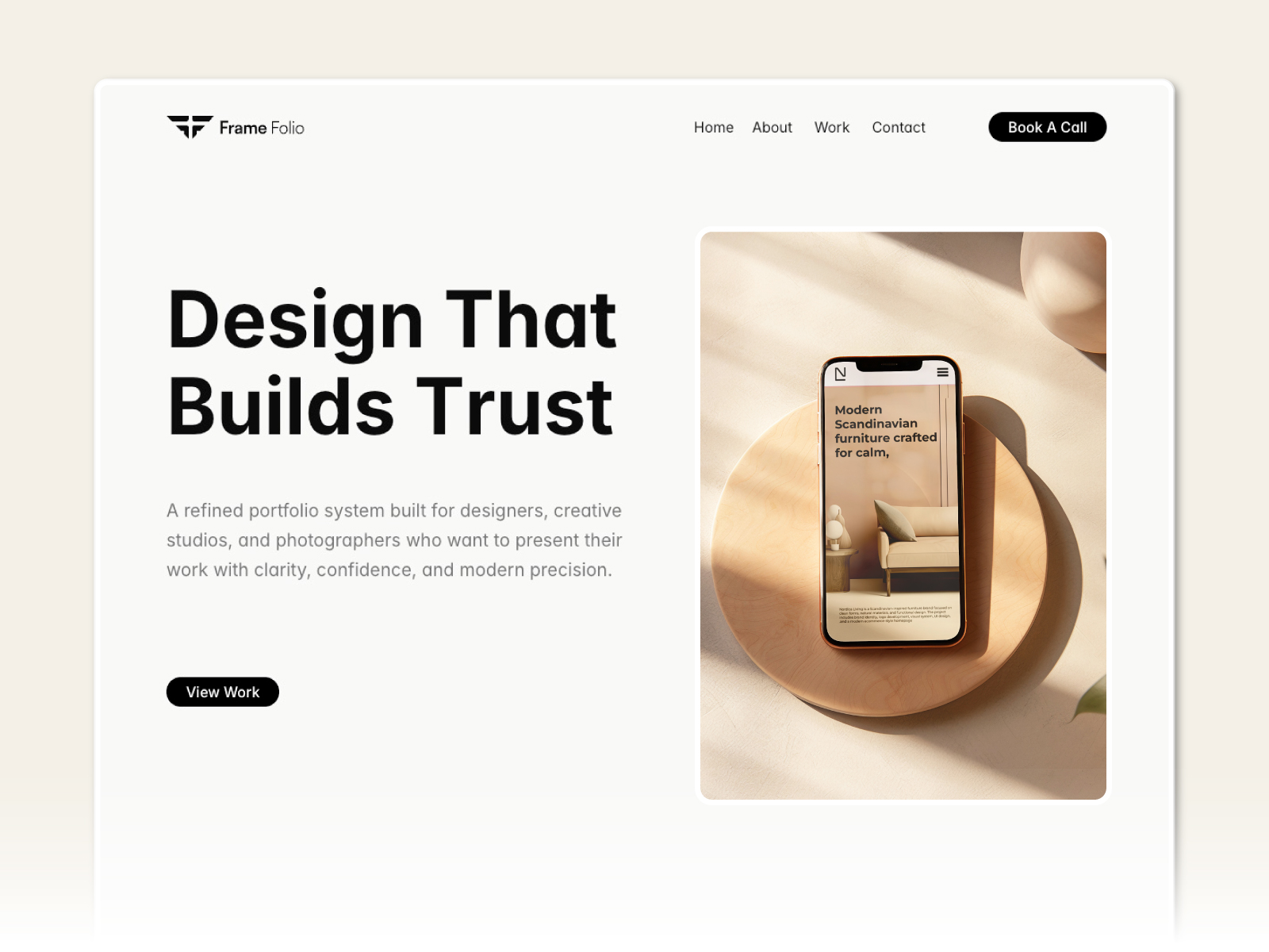 Screenshot 1 of Frame Folio