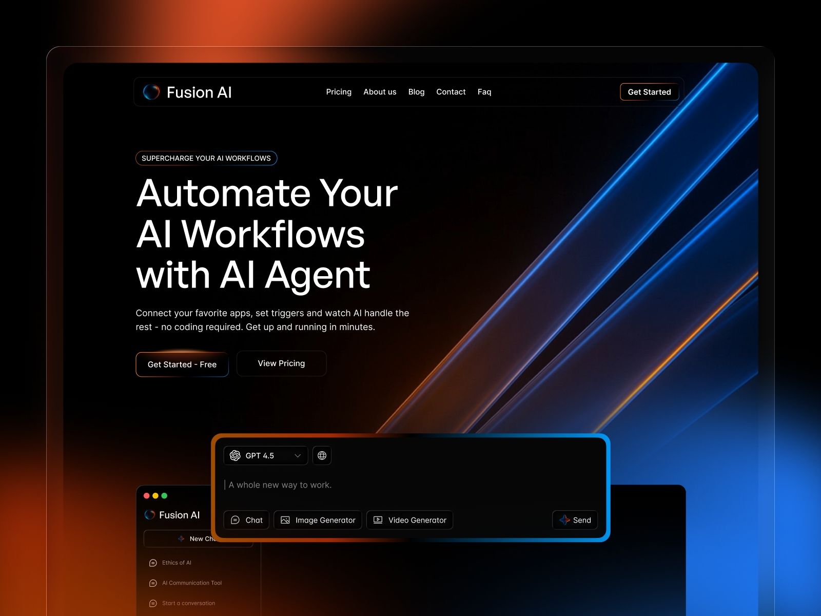 Screenshot 1 of Fusion AI