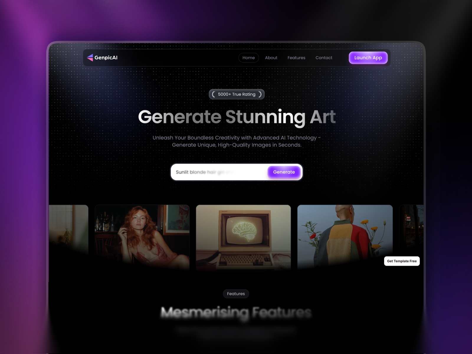 Screenshot 1 of GenpicAI
