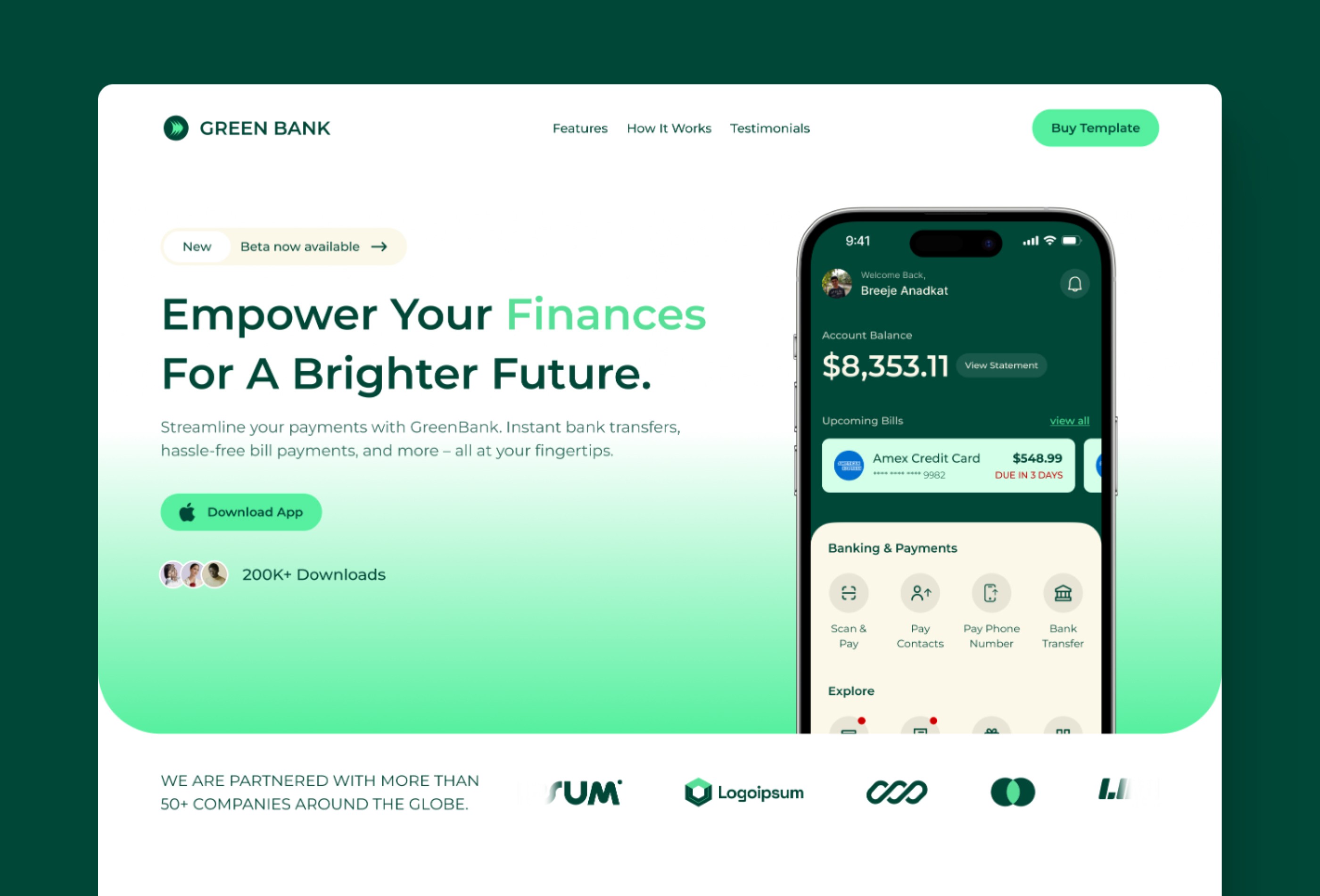 Screenshot 2 of GreenBank