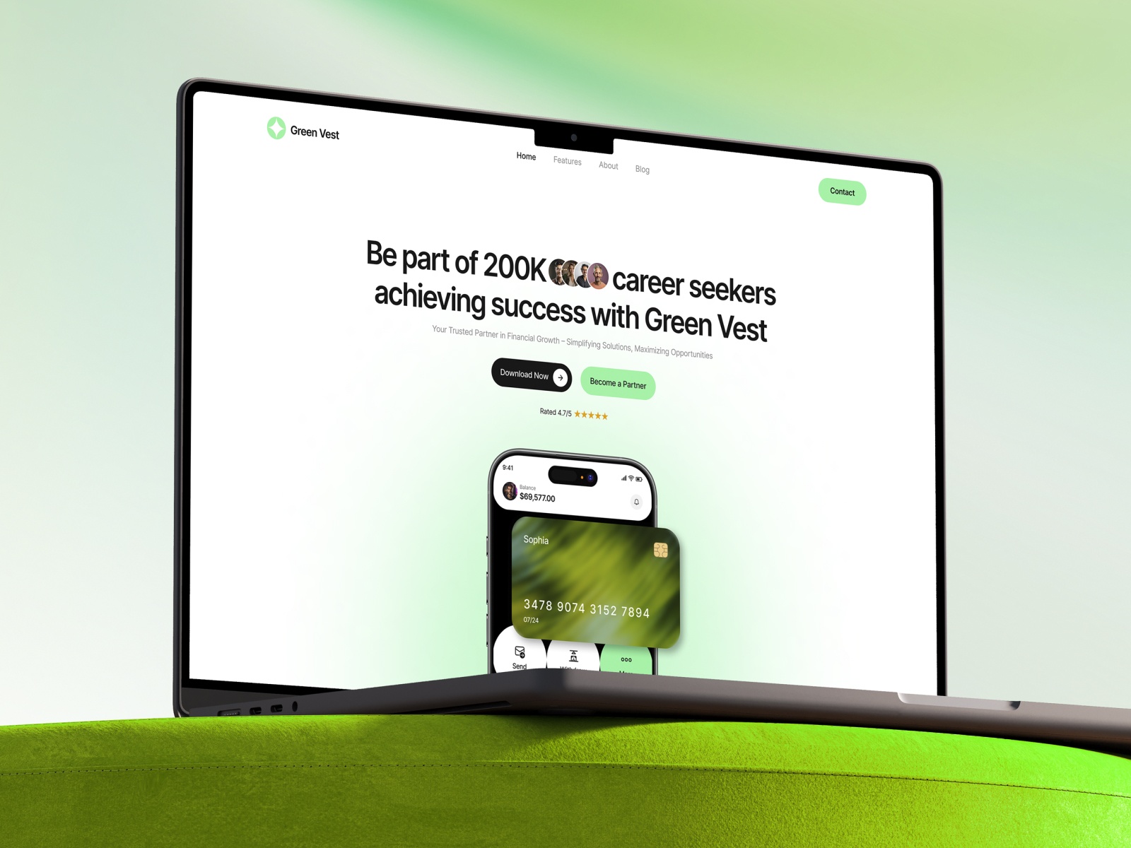 Screenshot 1 of Greenvest