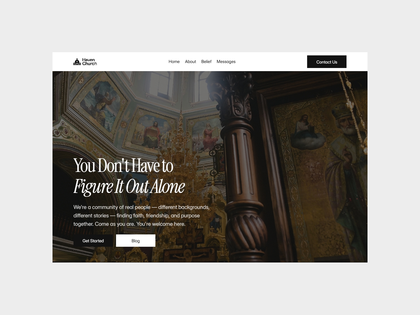 Screenshot 1 of Haven Church