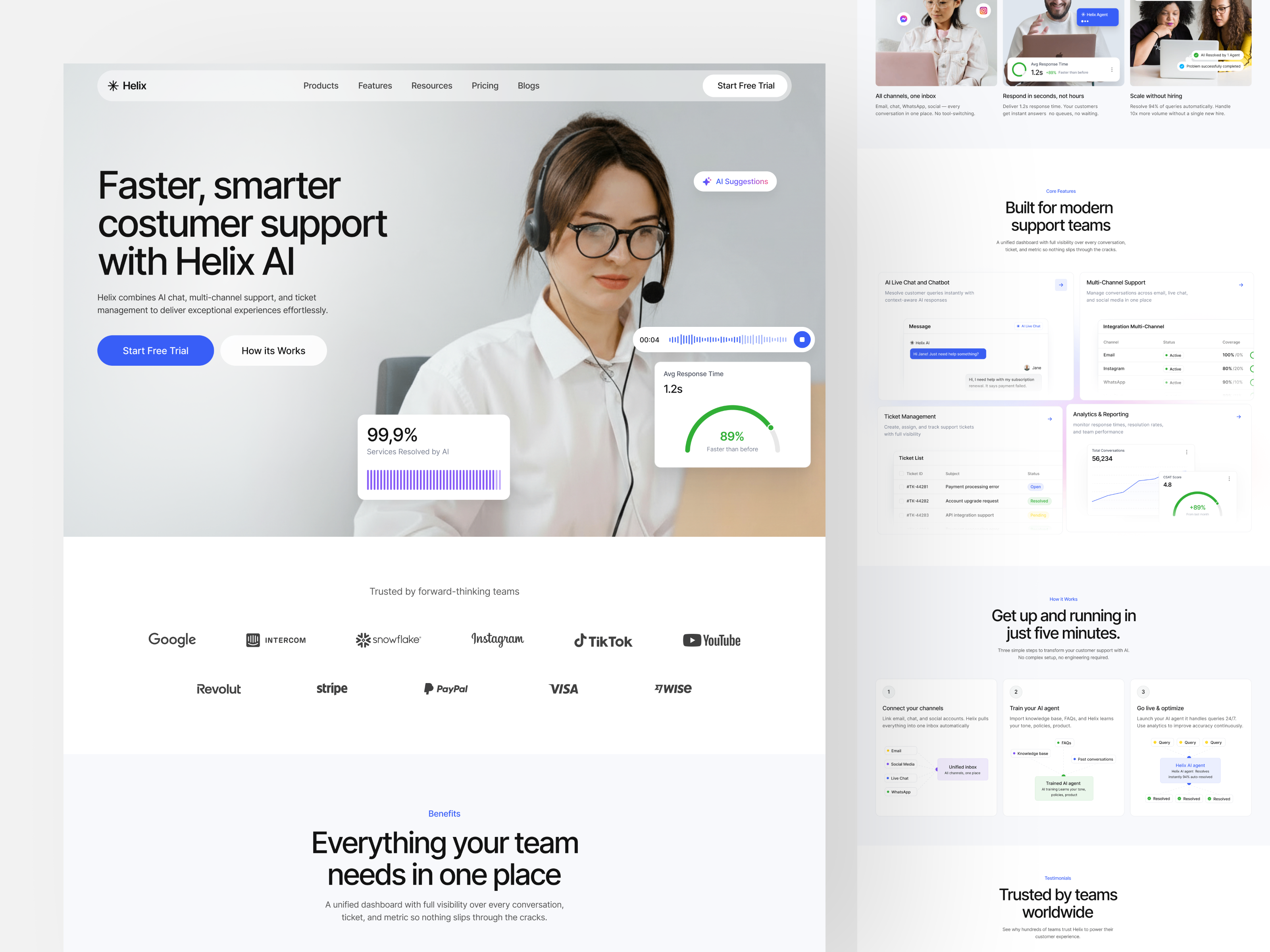 Screenshot 1 of Helix Customer