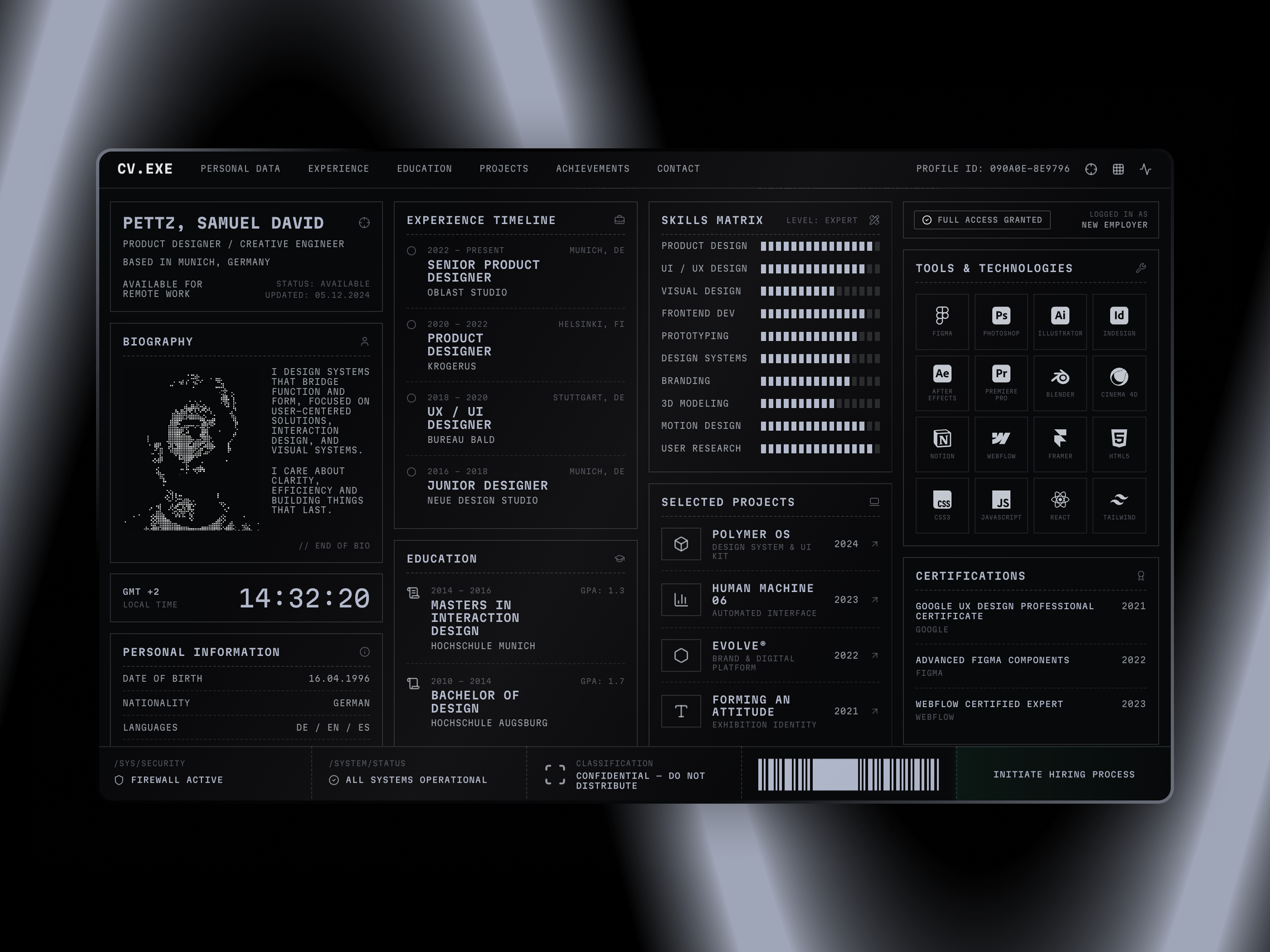 Screenshot 1 of Hire Protocol