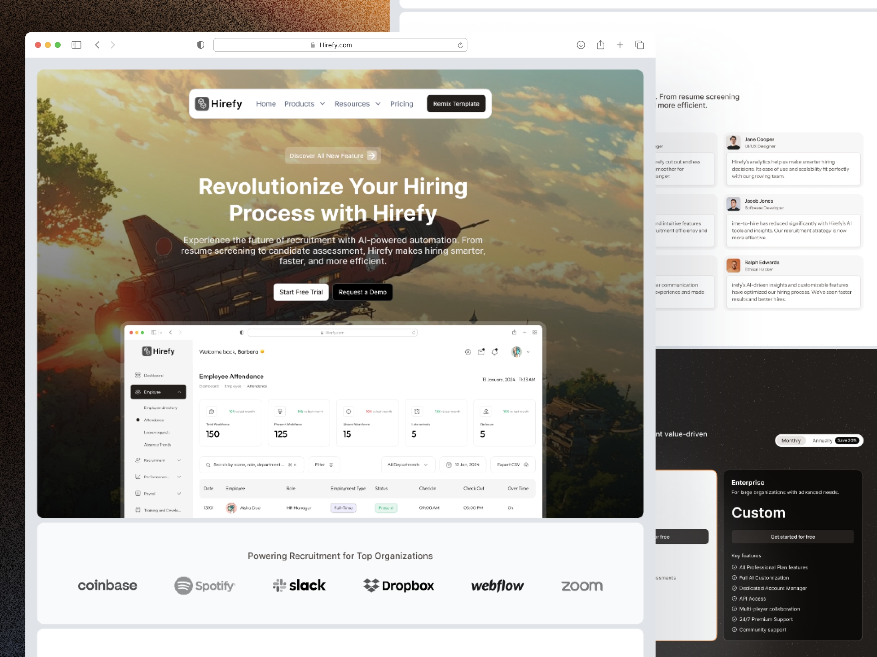 Screenshot 1 of Hirefy