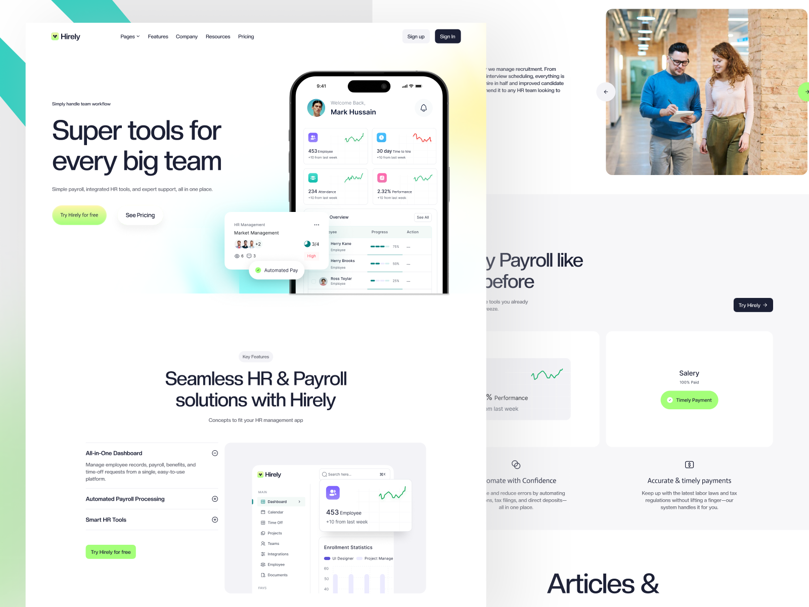 Screenshot 1 of Hirely