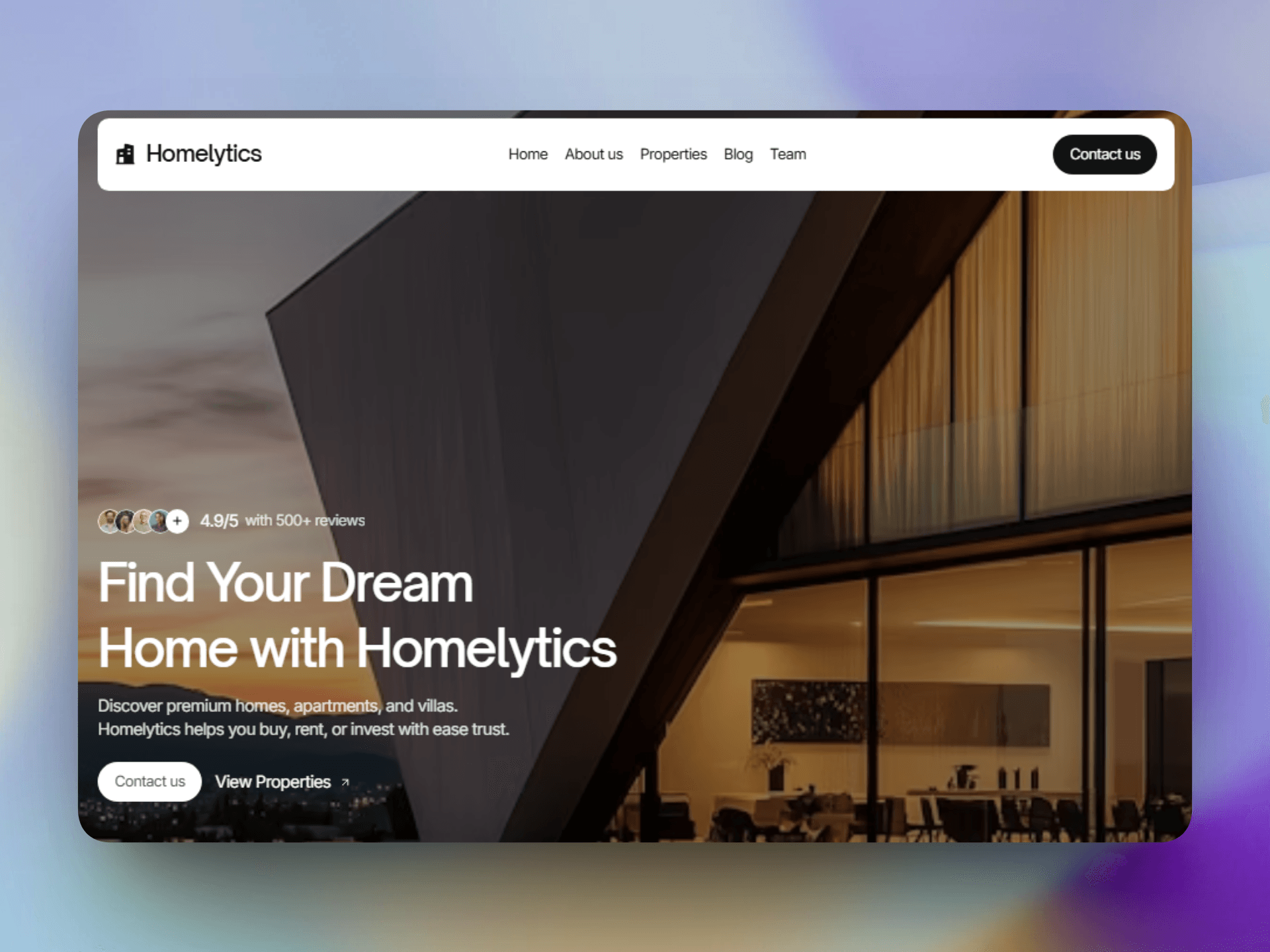 Screenshot 1 of Homelytics