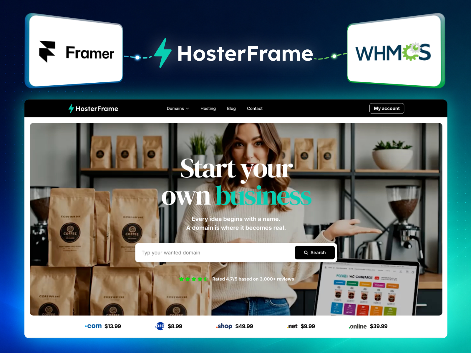 Screenshot 1 of HosterFrame