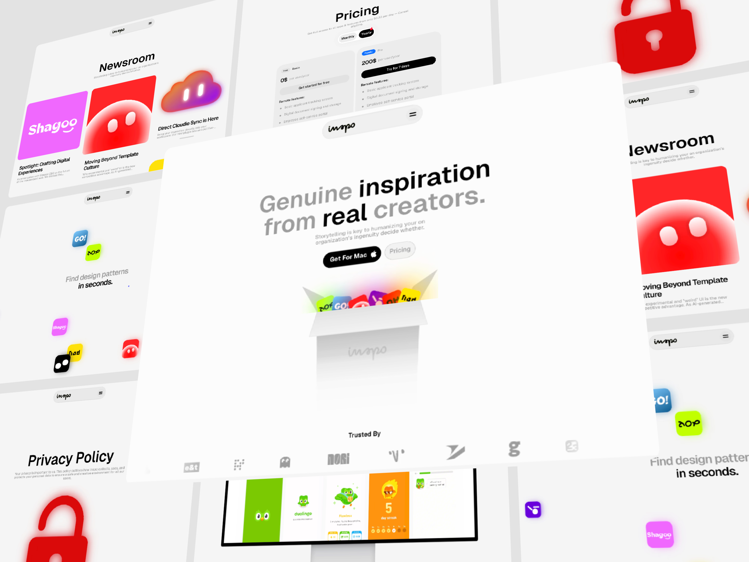 Screenshot 1 of InspoApp