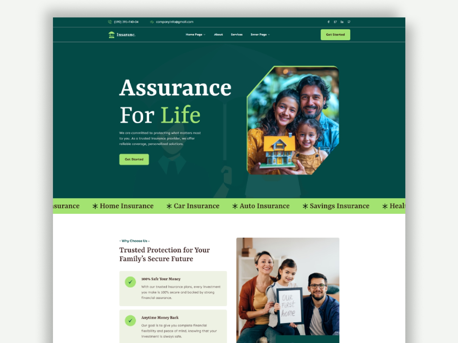 Screenshot 1 of Insurances