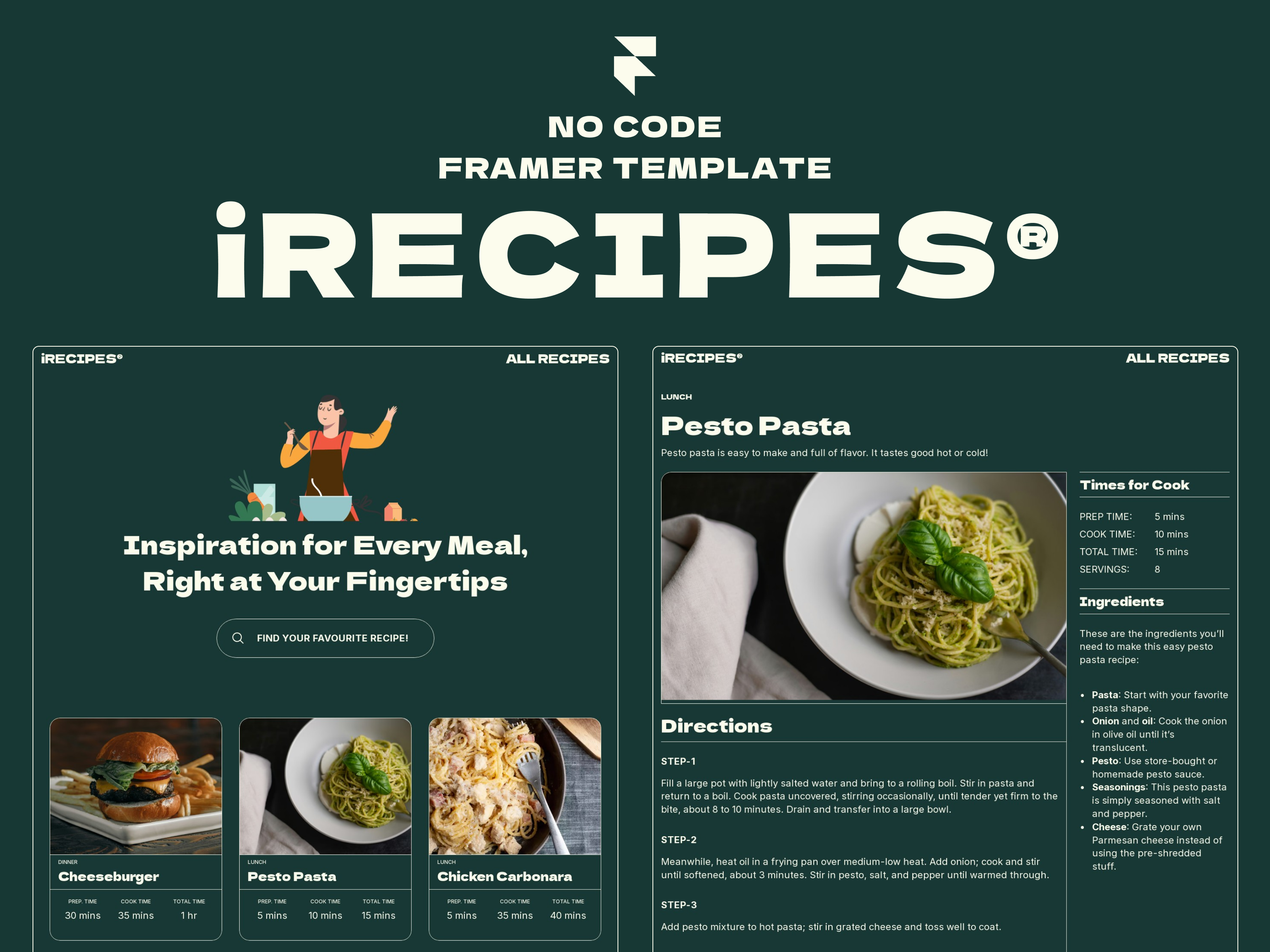 Screenshot 1 of iRecipes