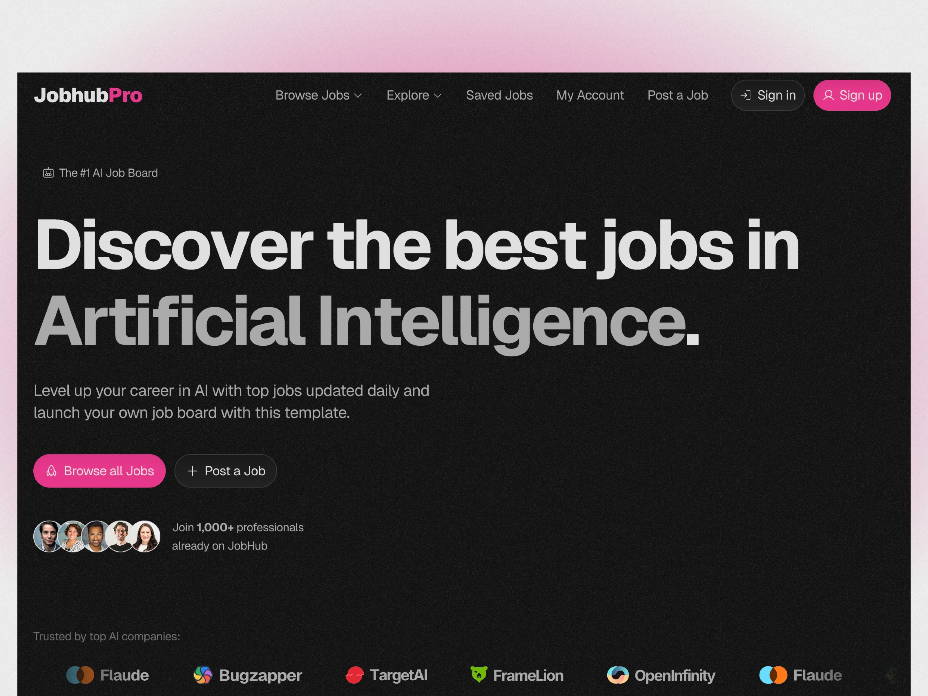 Screenshot 1 of Jobhub PRO