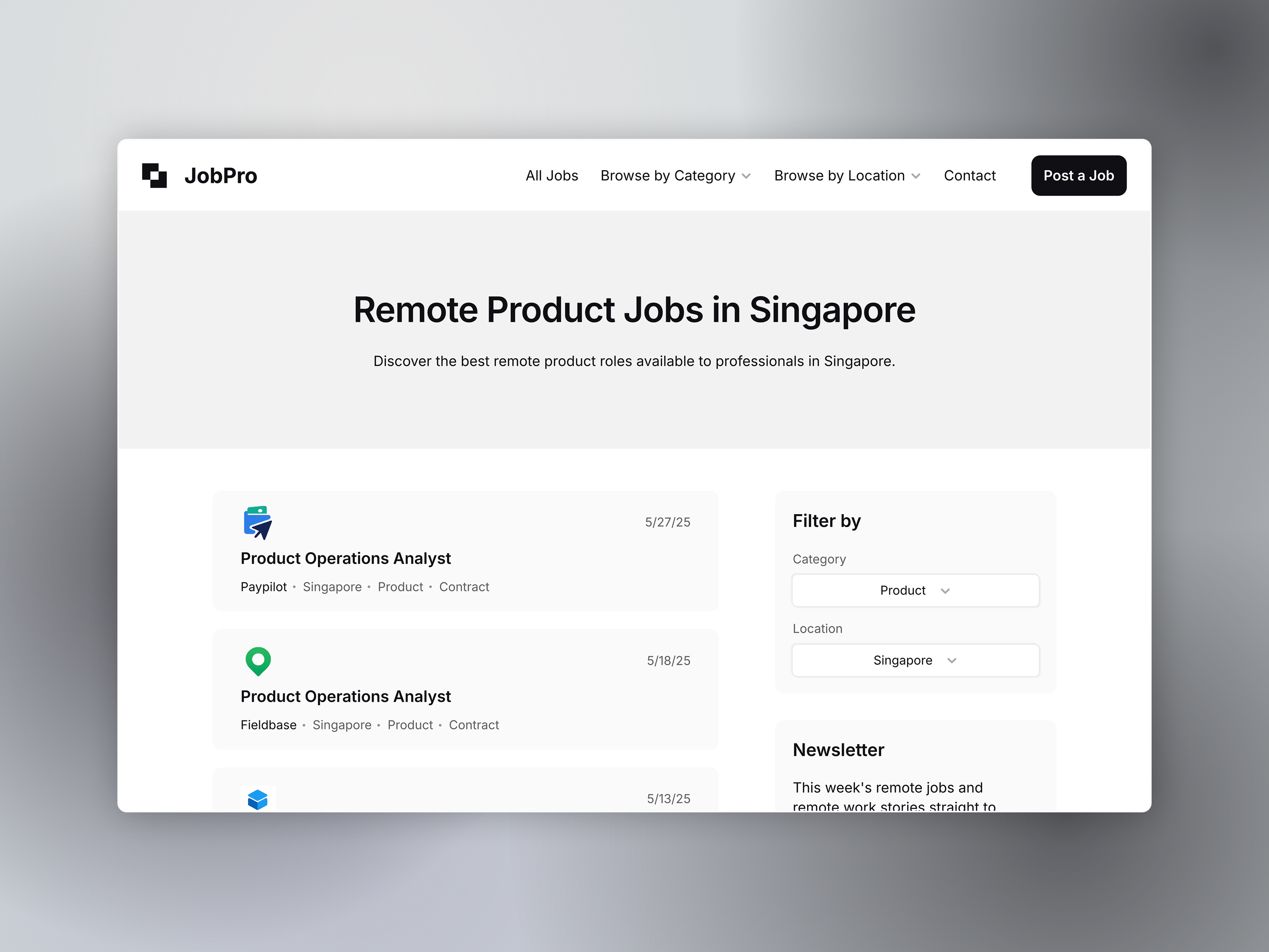 Screenshot 1 of JobPro