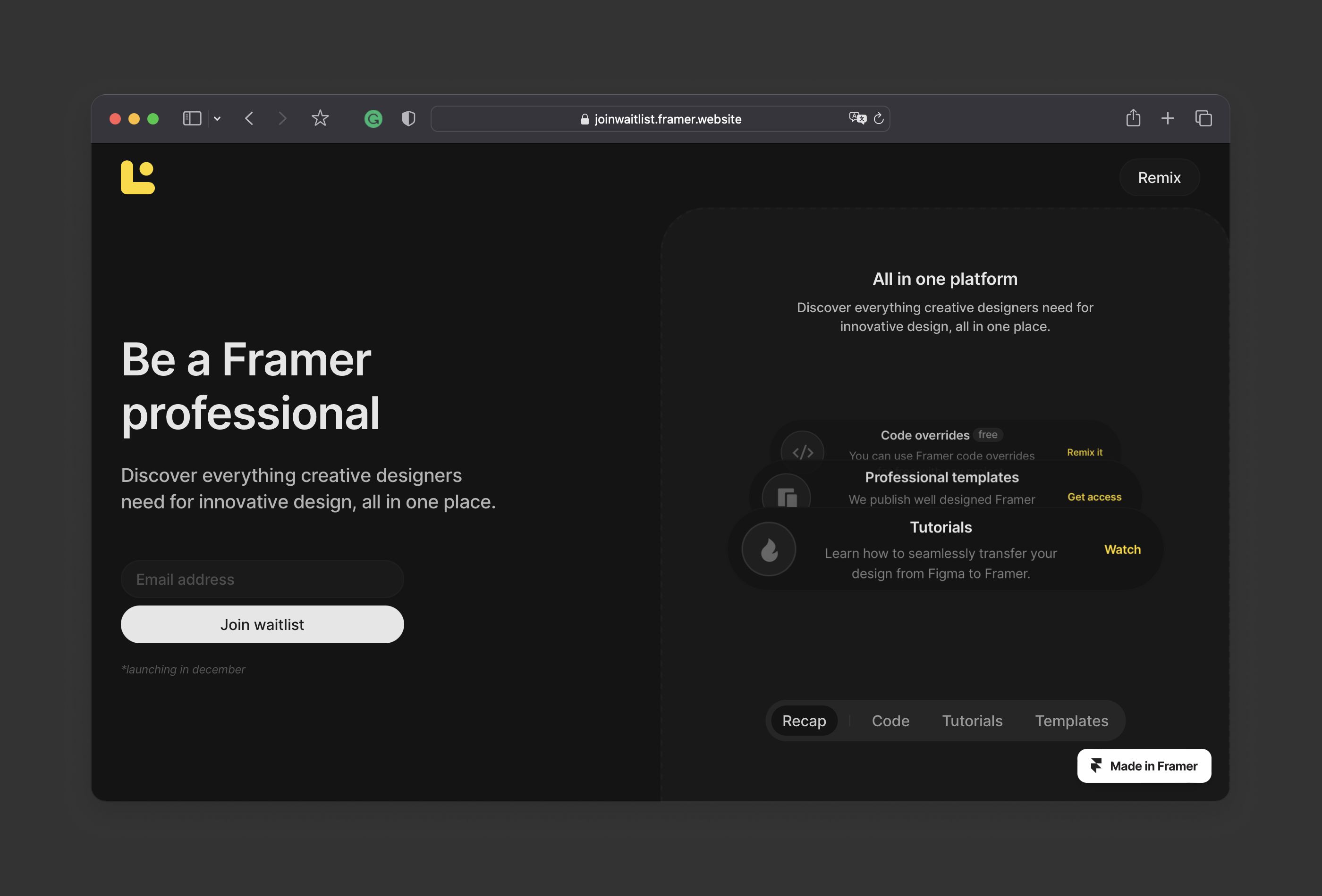 Screenshot 1 of Join Waitlist