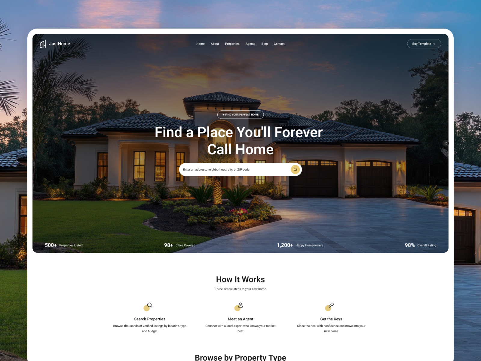 Screenshot 1 of JustHome