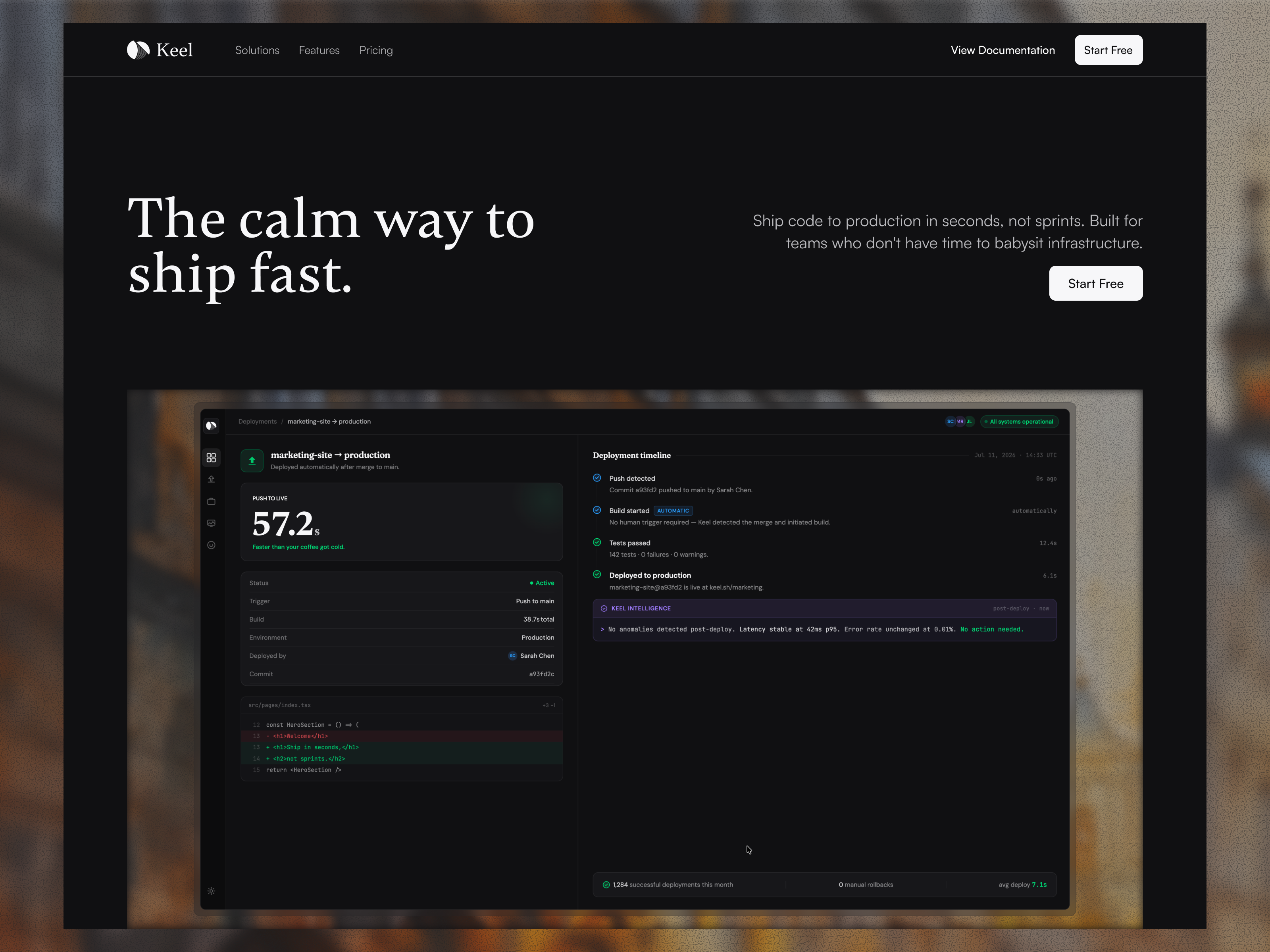Screenshot 1 of Keel