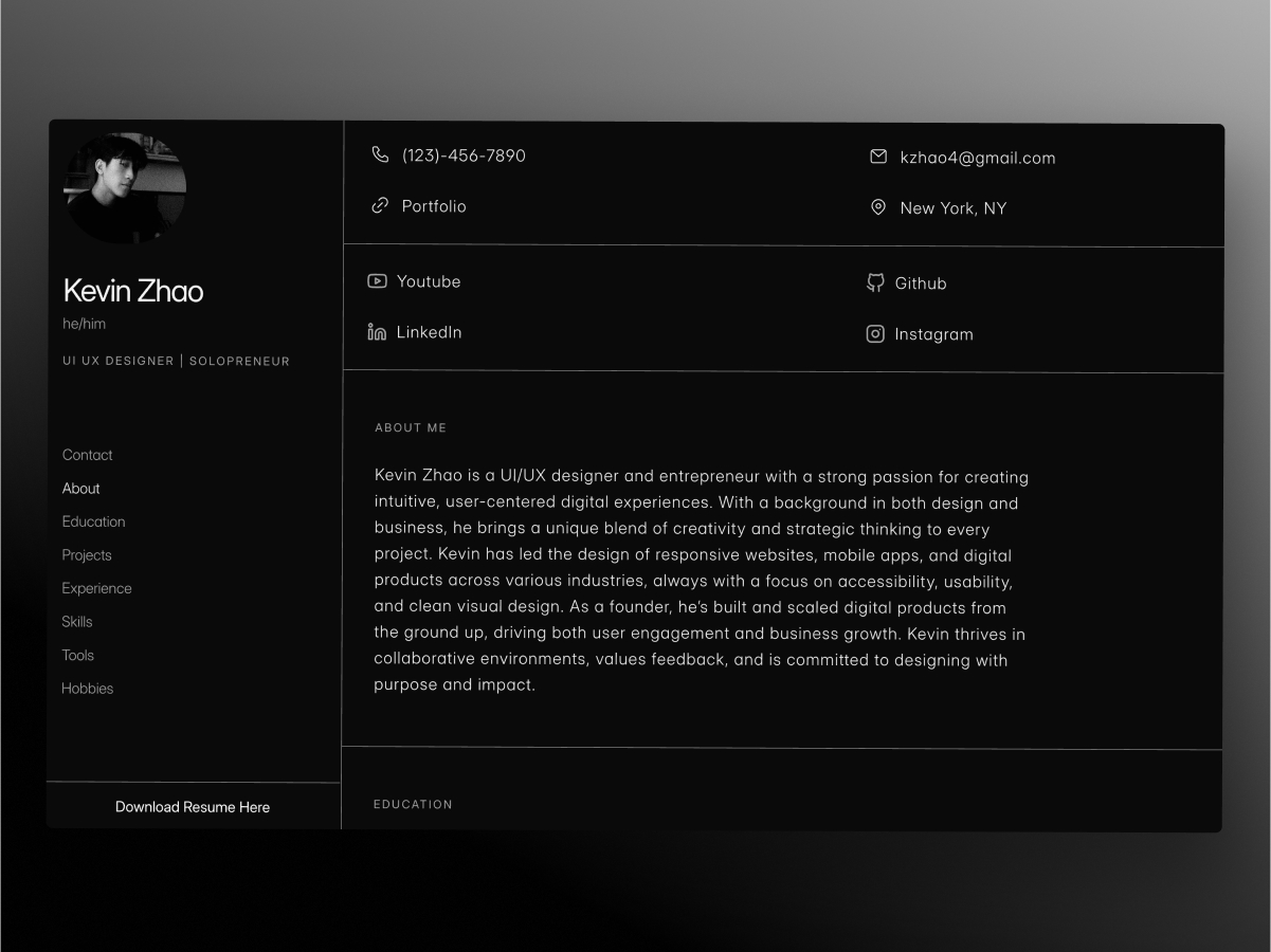 Screenshot 1 of KEVIN ZHAO