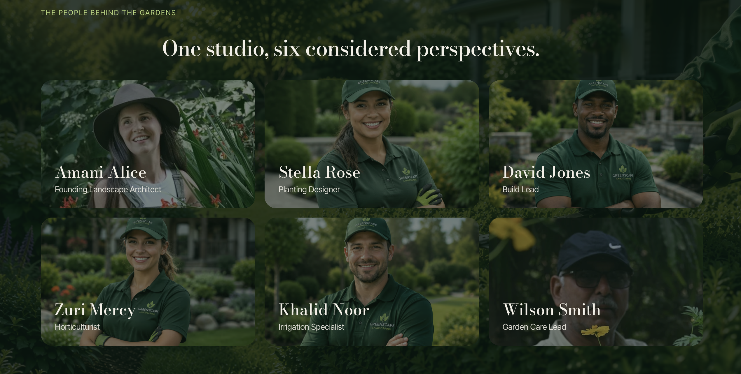 Screenshot 3 of Landscapers Website